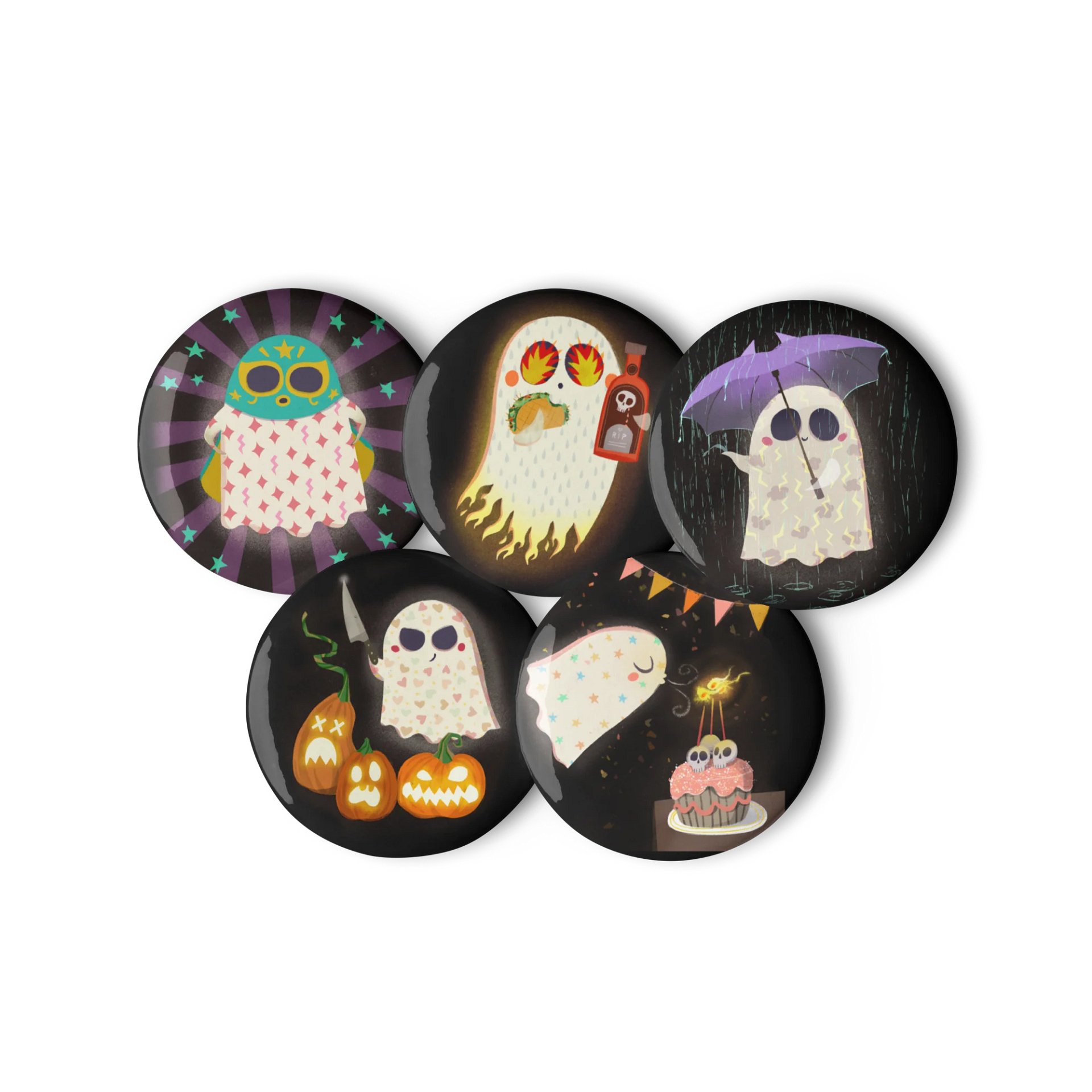 Little Ghost Pin Set #2 product image (1)