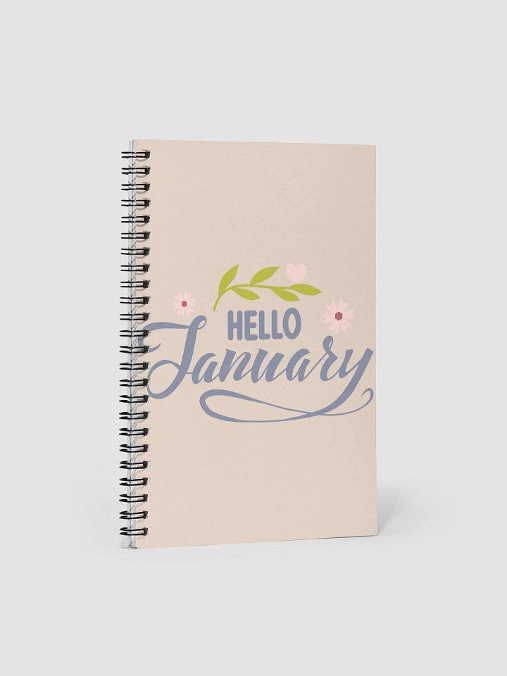 Hello January Journal (Tan Color) product image (1)