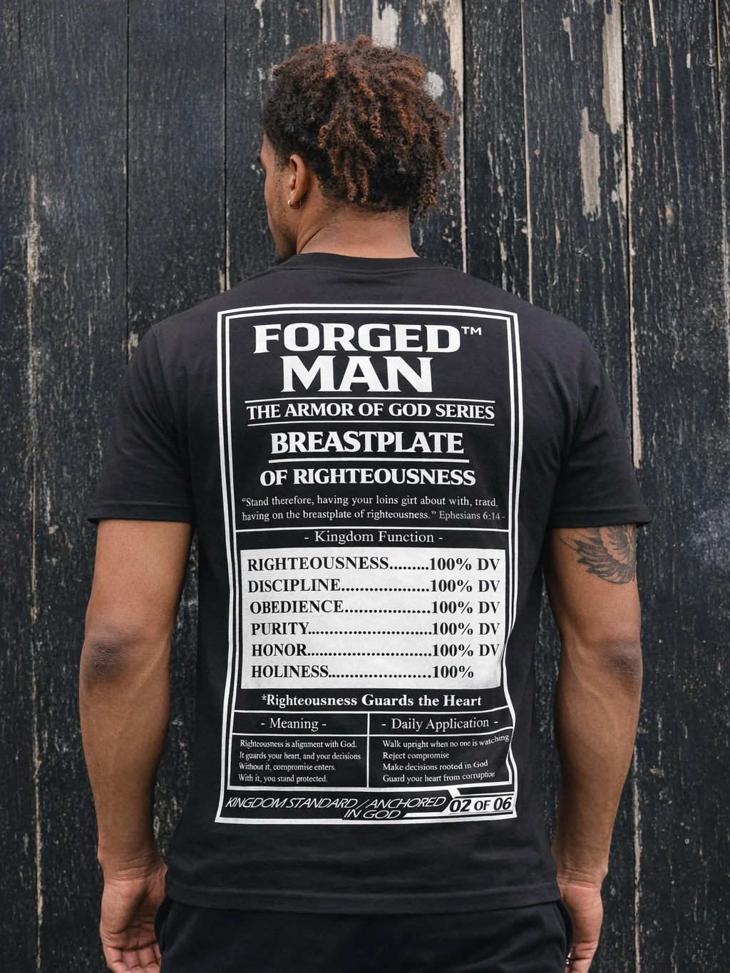 Forged Man™ — Breastplate of Righteousness Tee (02/06) product image (2)