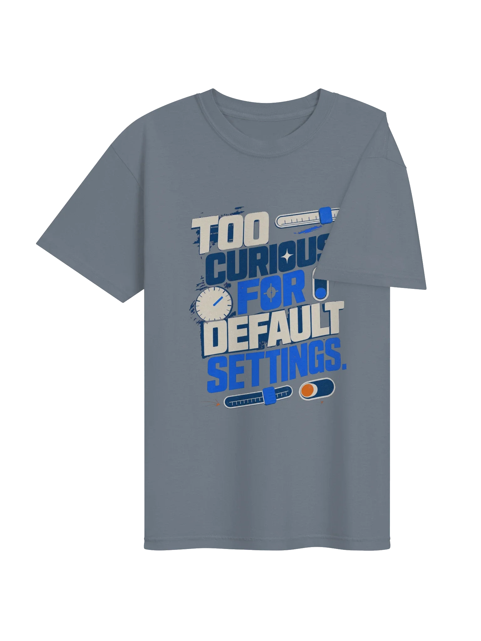 Too Curious for Default Settings Tee — view 4