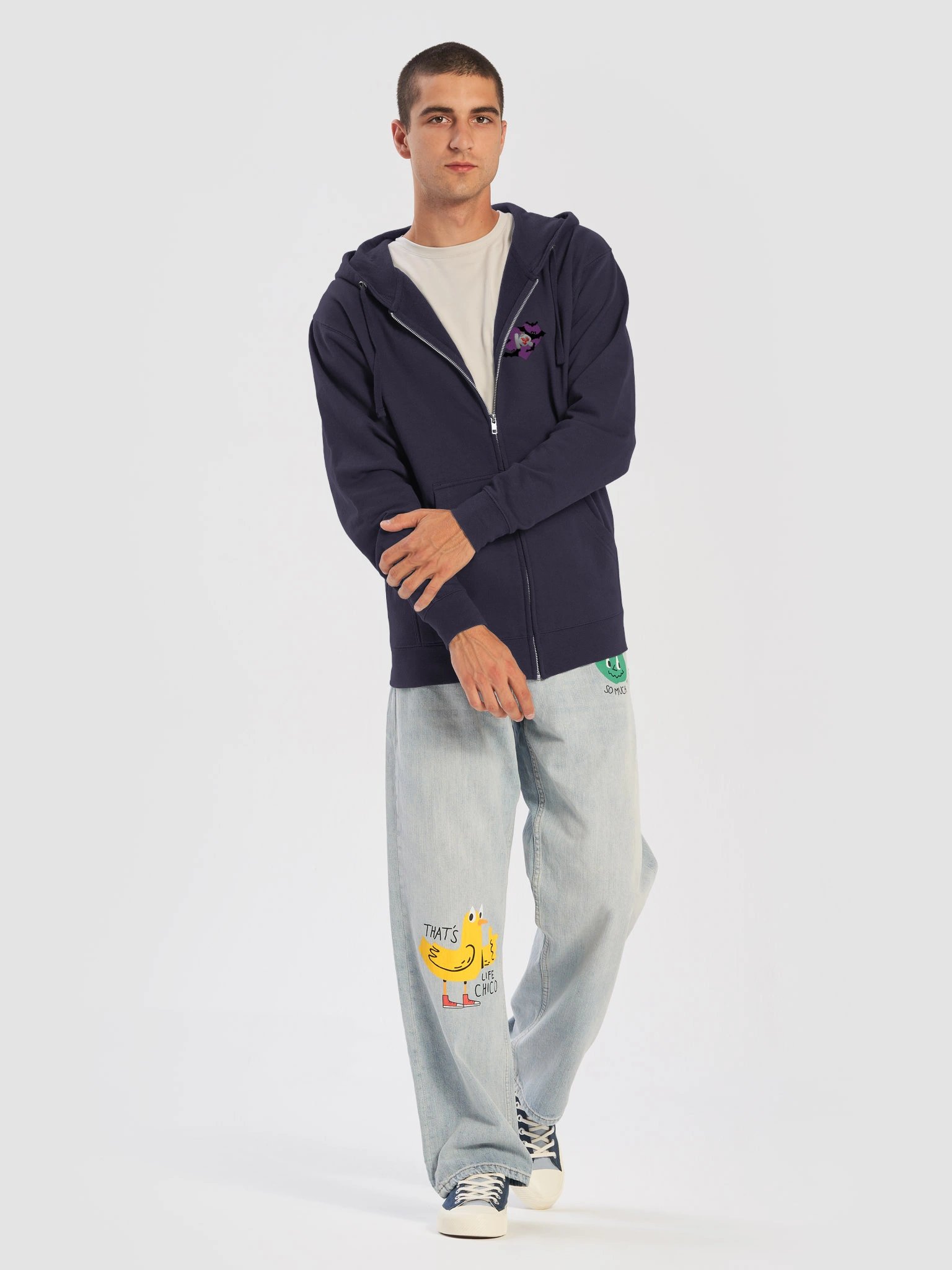 S&P Pumpkin & Heart Logo Hoodie with Zipper (Multiple colors) - Halloween 2026 product image (7)