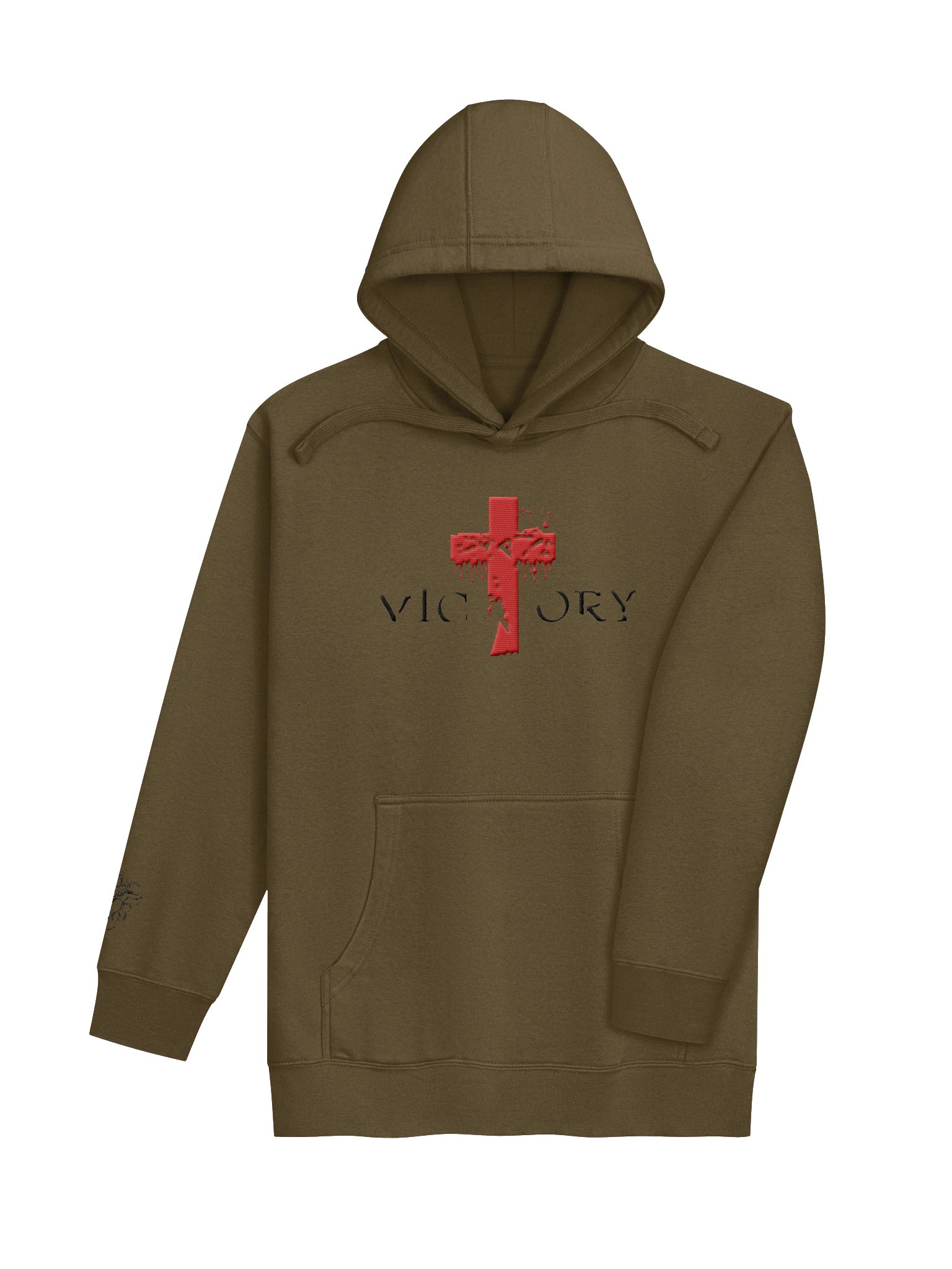 Embroidered Victory Cross Hoodie product image (4)