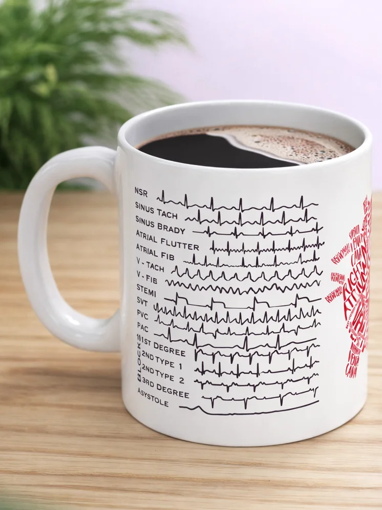 ECG Cardiac Rhythms Mug product image (3)