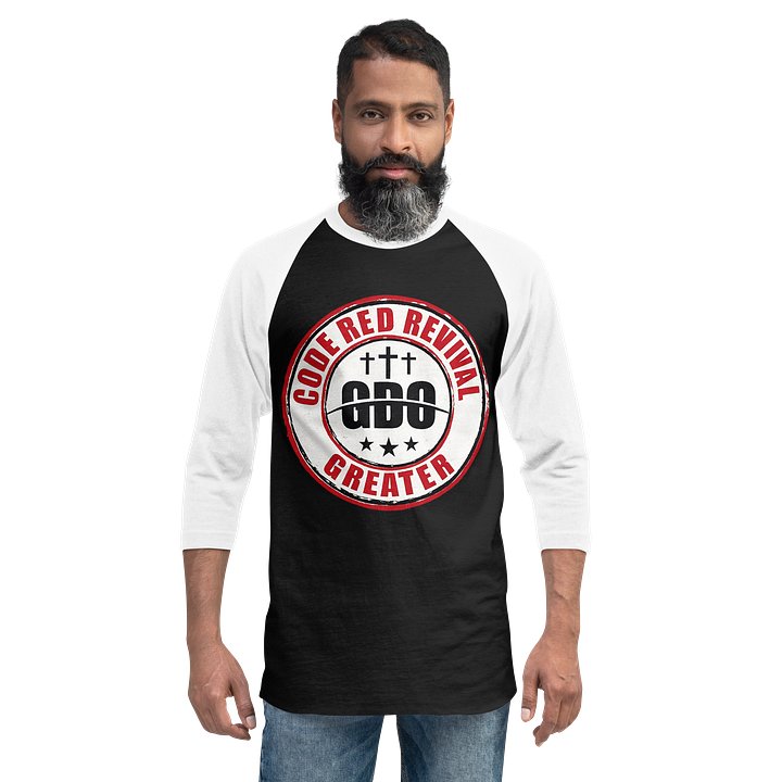Greater Code Black Mid Sleeve T- Shirt product image (2)
