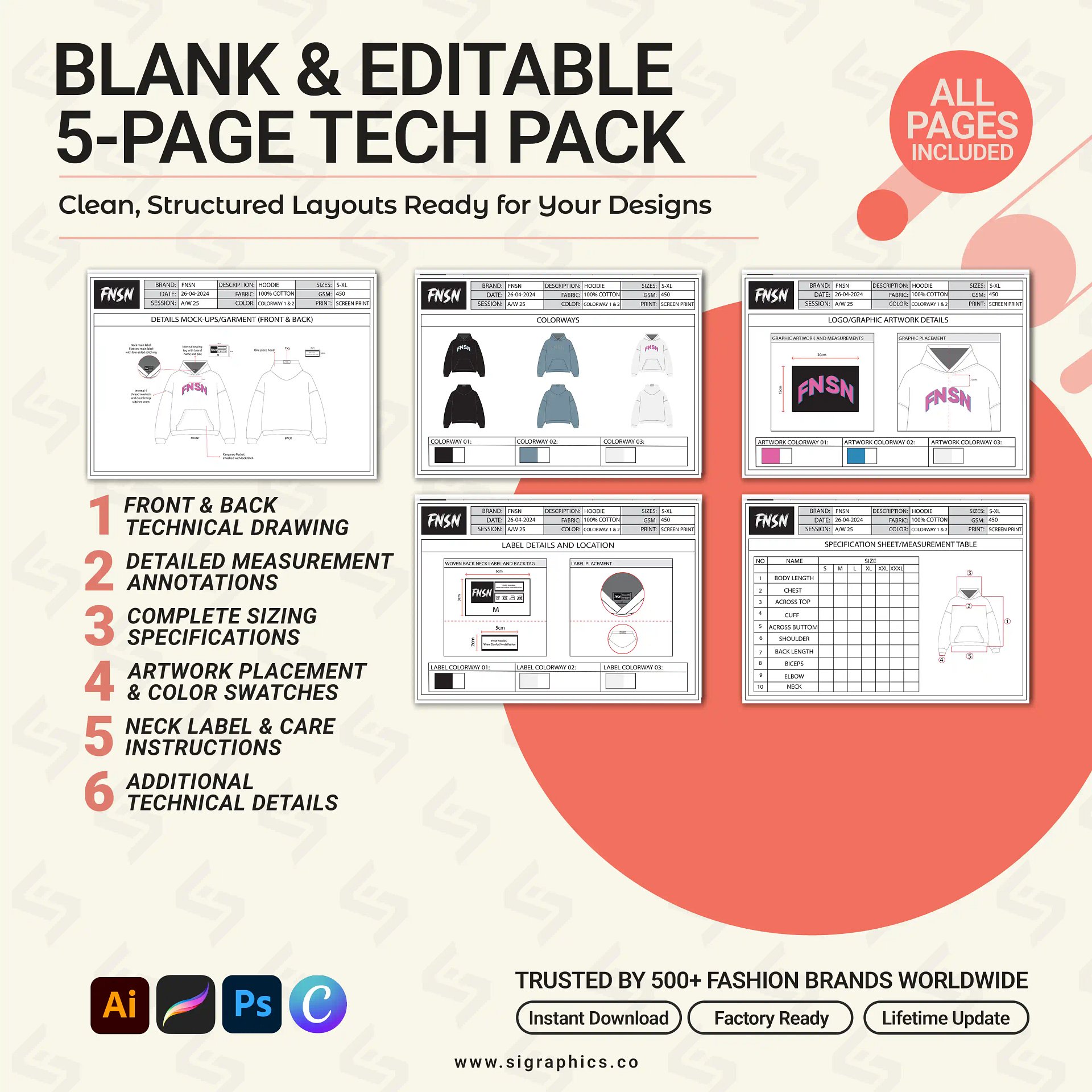 Fashion Tech Pack Template product image (3)