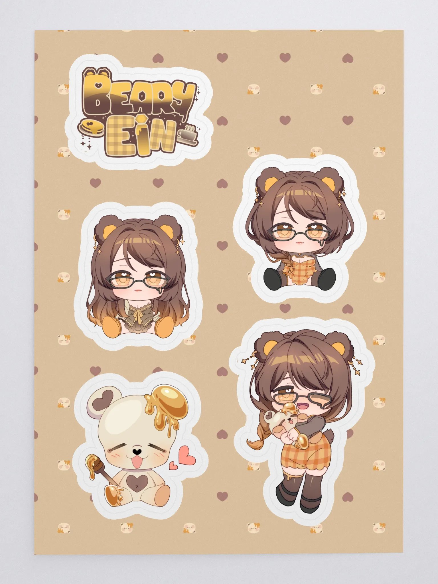 BearyEin Sticker Sheet product image (3)