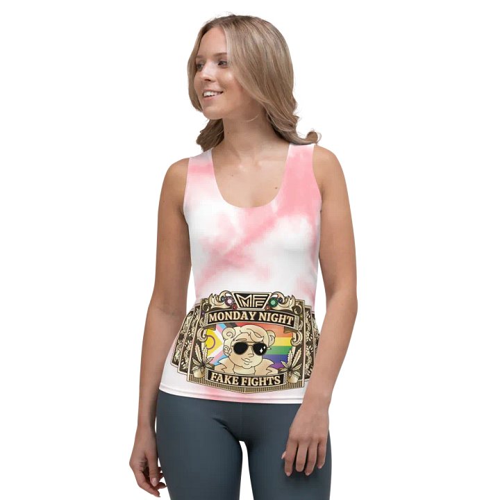 MNFF Title Belt Pink Tie Dye 