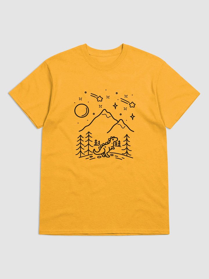 Stargazing Dino (Black Line) product image (1)