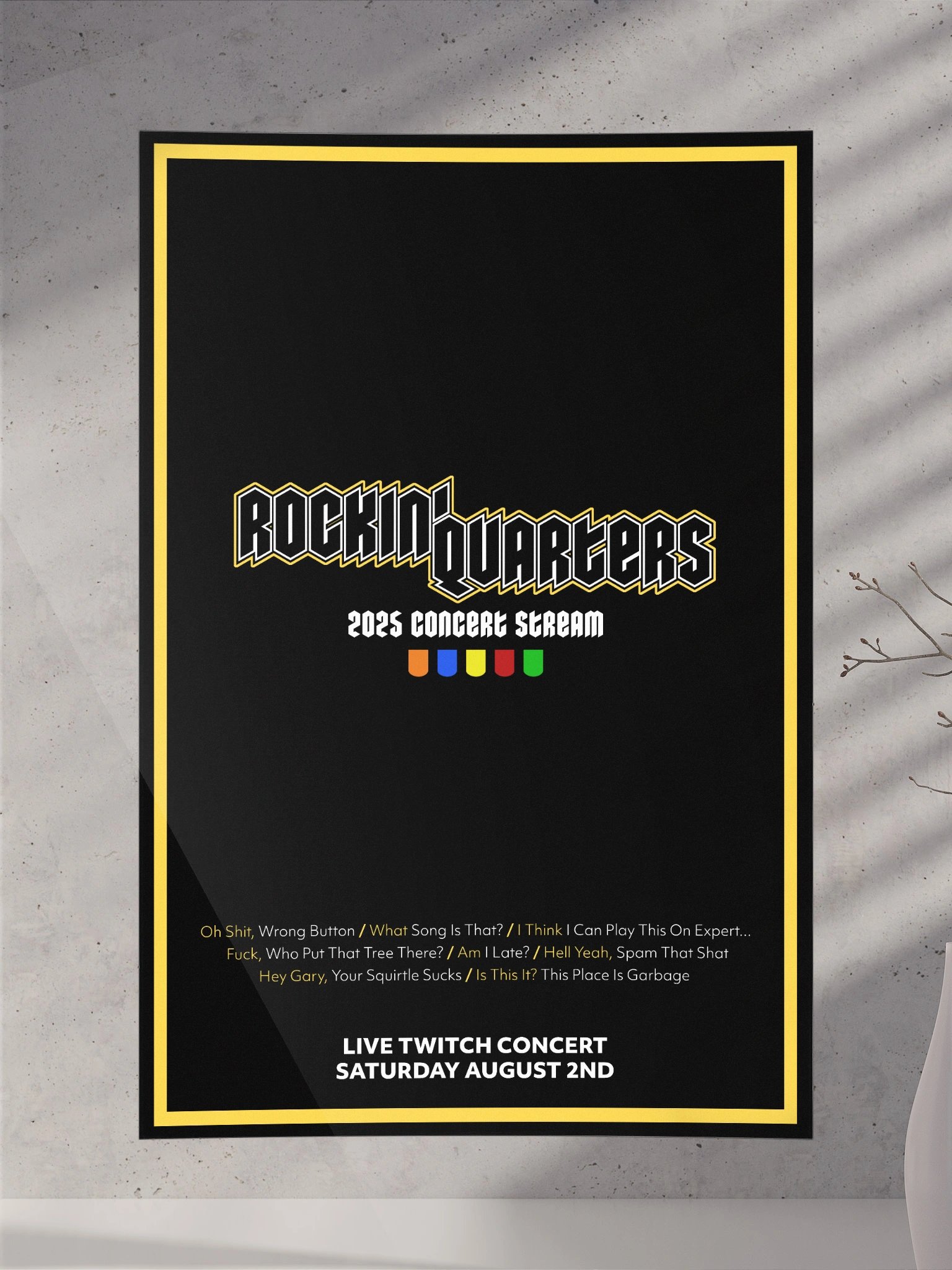 Rockin' Quarters 2025 Concert Poster! product image (5)