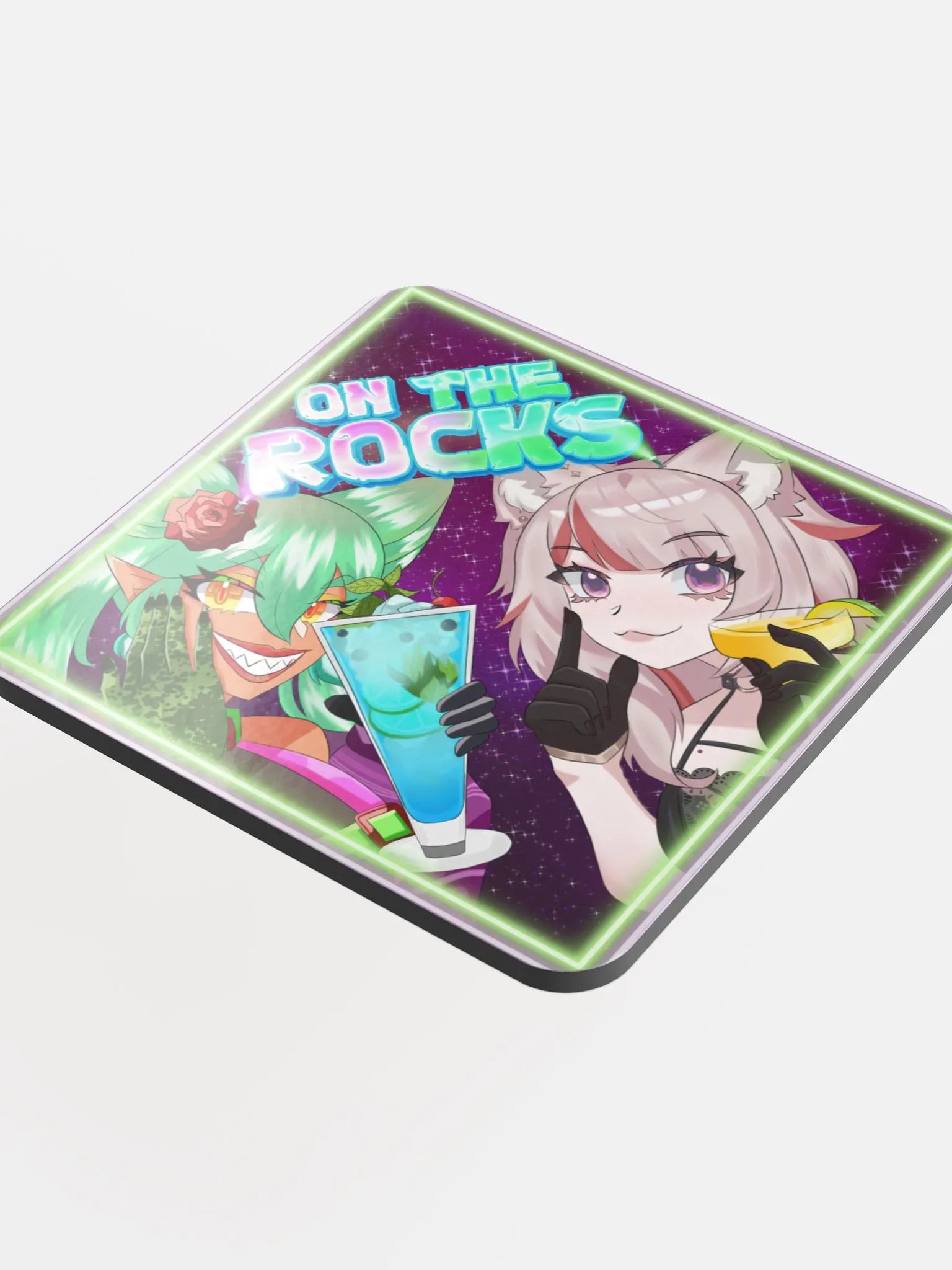 On The Rocks Coaster (NekoMikki) product image (4)