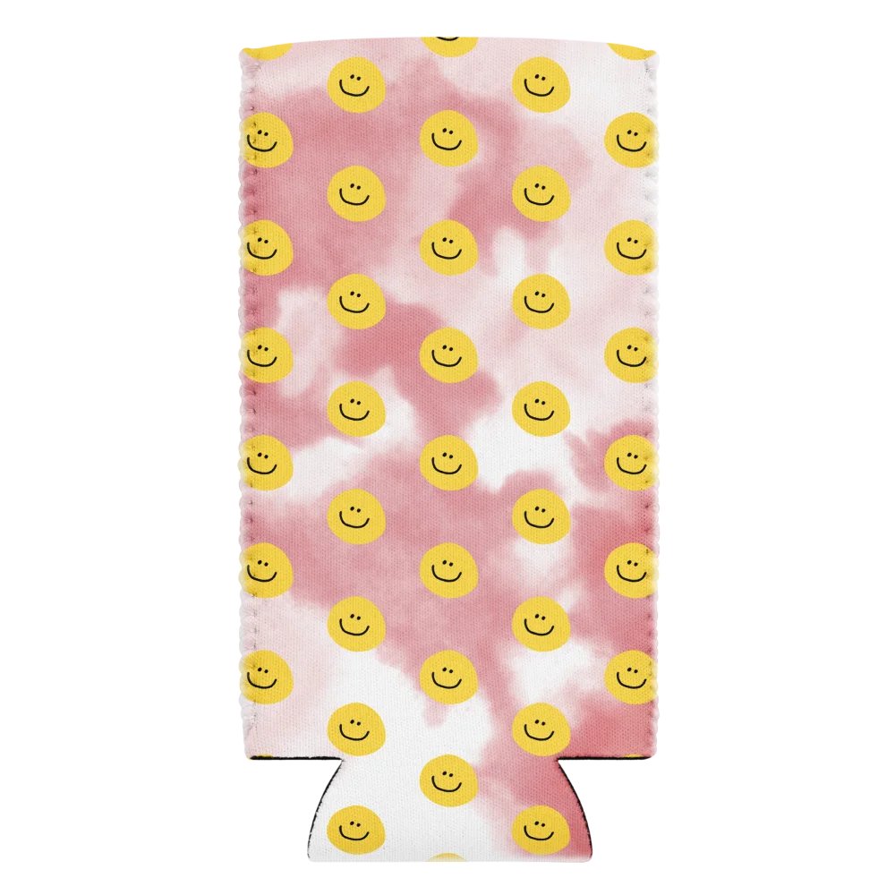 Smiley Tie Dye Coozie - Pink product image (2)