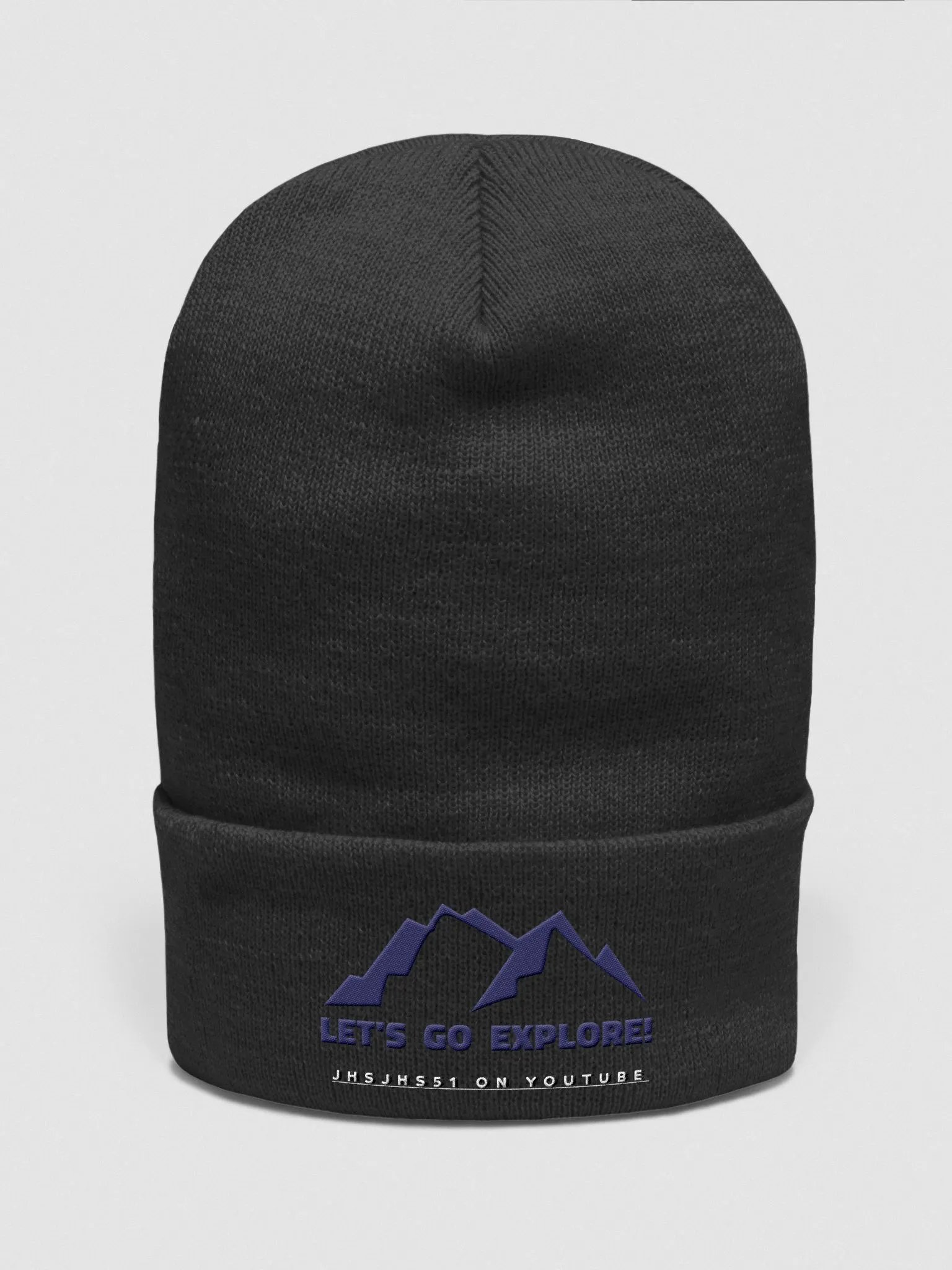 Mountain Explorer Embroidered Beanie product image (1)