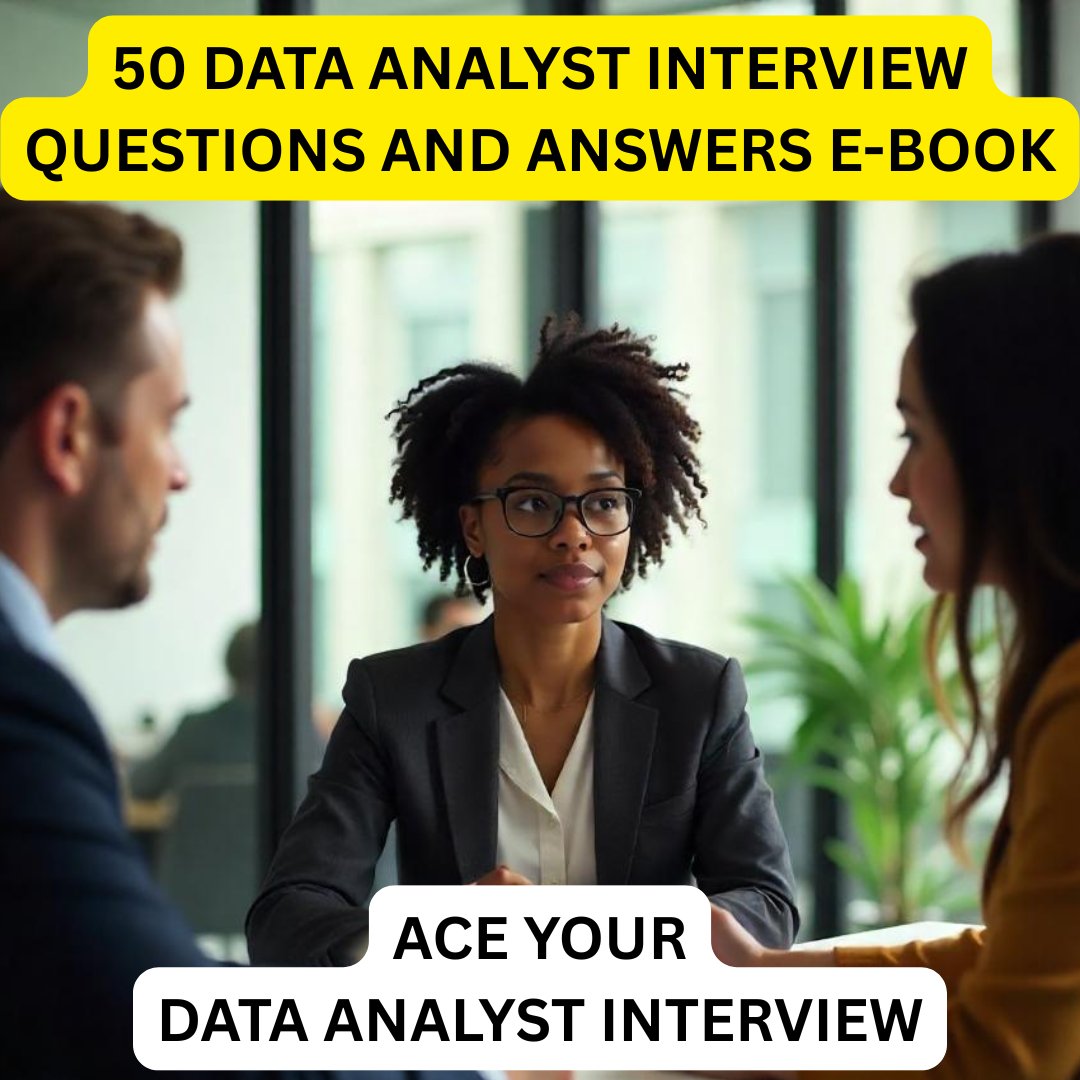 50 Data Analyst Interview Questions and Answers product image (1)