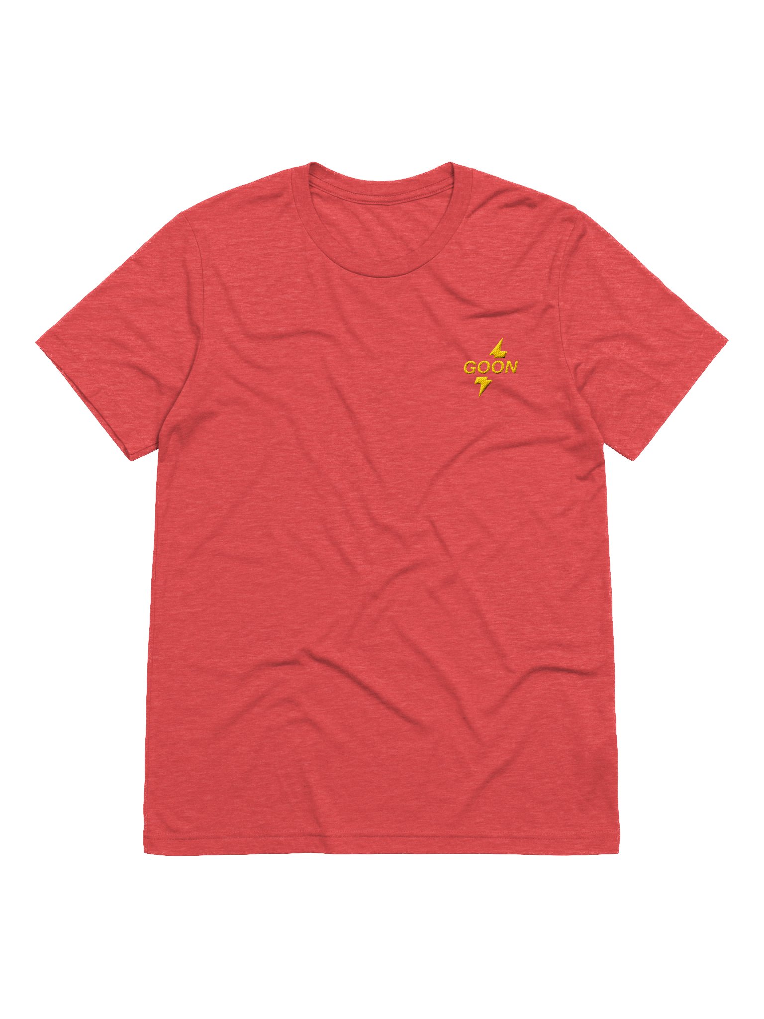 Goon Bolt Short Sleeve T-Shirt Red (Small Logo) product image (1)