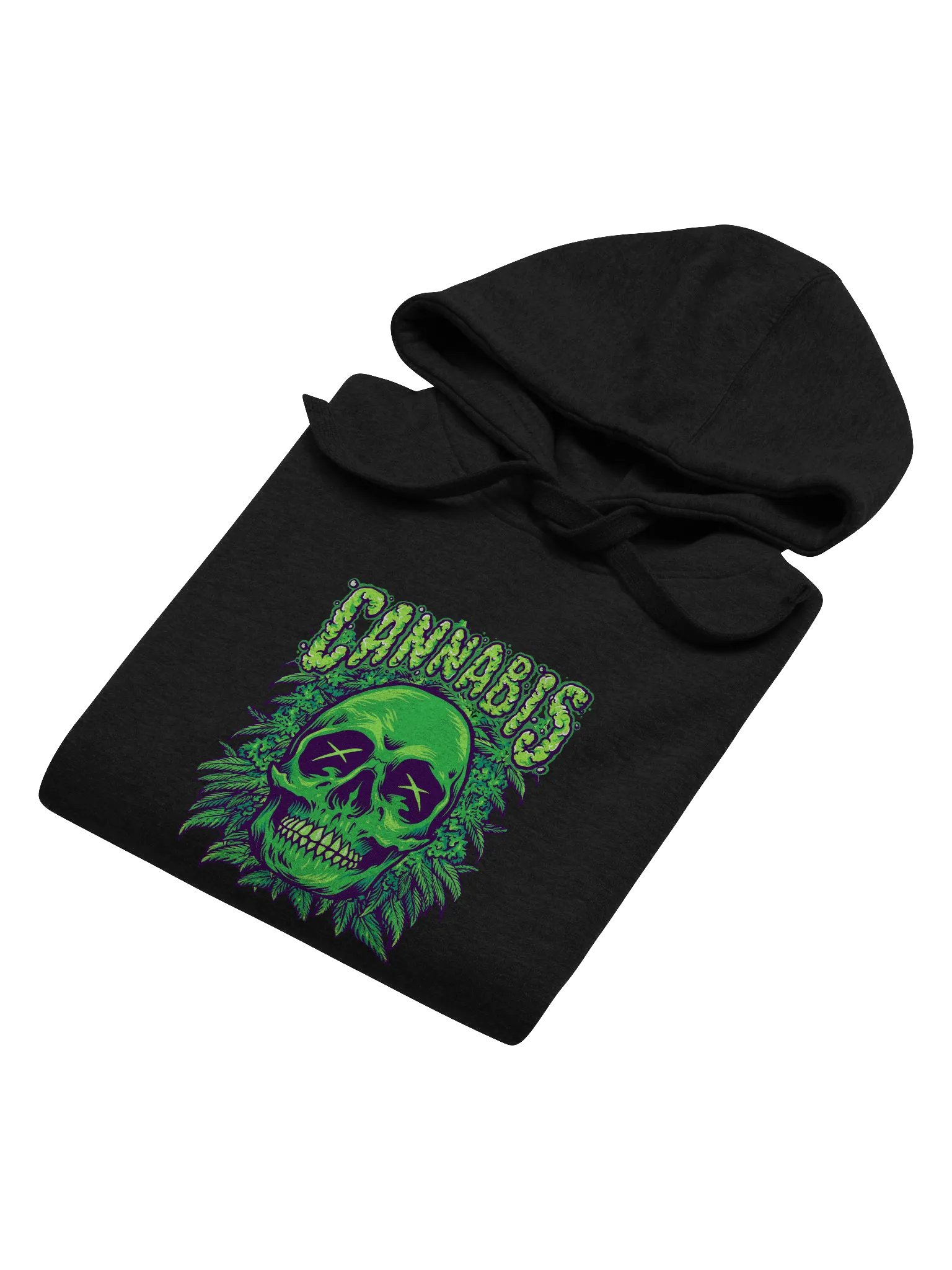 Cannabis Front Printed Hoodie product image (6)