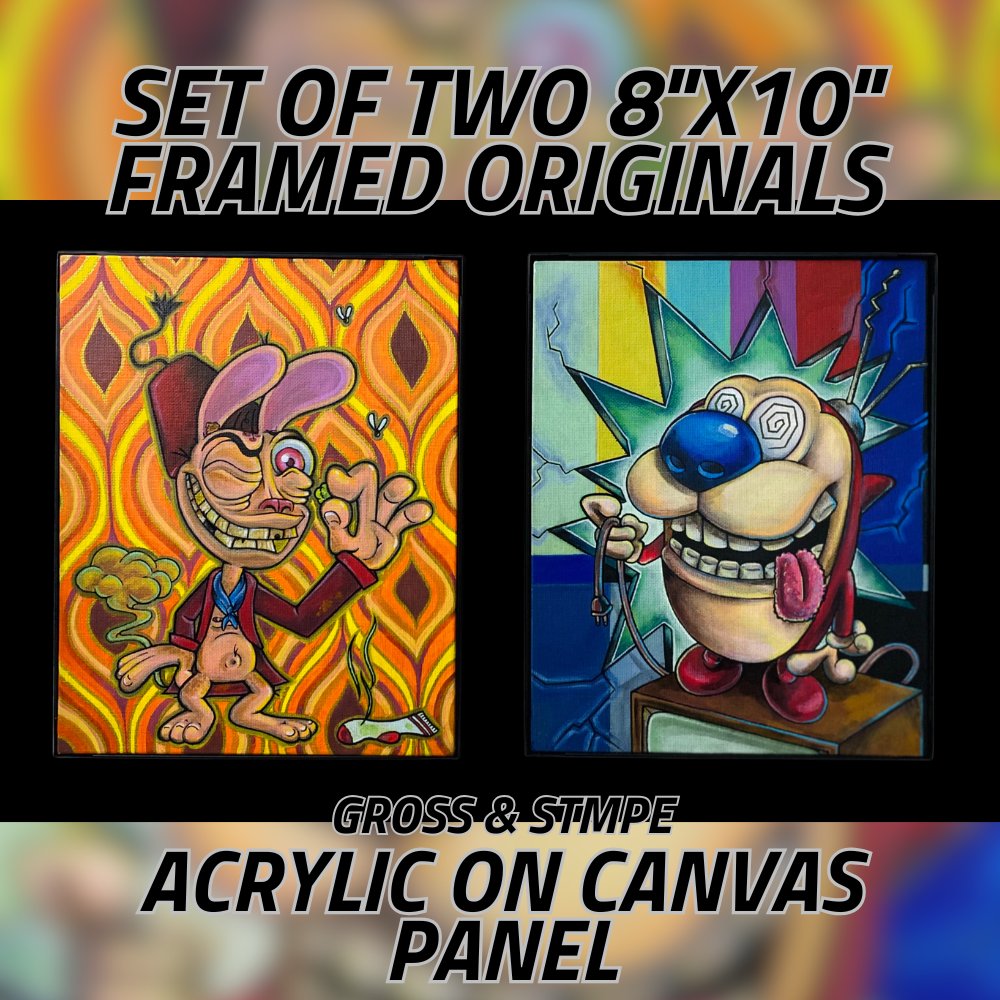 Gross + SMPTE (SET OF TWO FRAMED ORIGINALS) 8" x 10" product image (1)