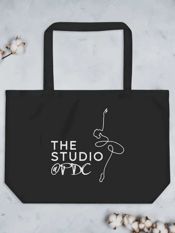 Organic Large Tote | Multiple Colour Options with White Logo product image (3)