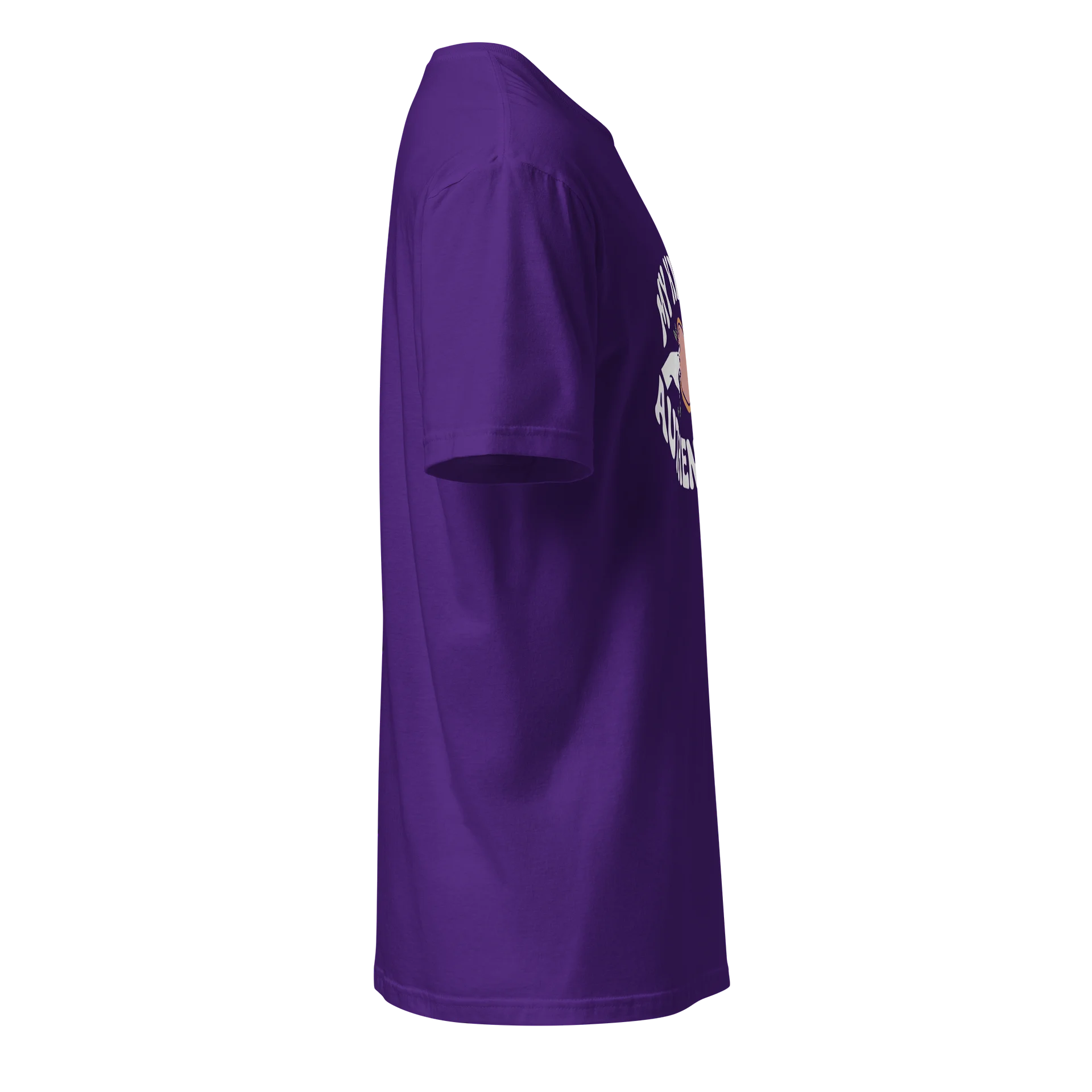 “My Kink Is Authenticity” Tropical Purple Soft-Style T- product image (4)