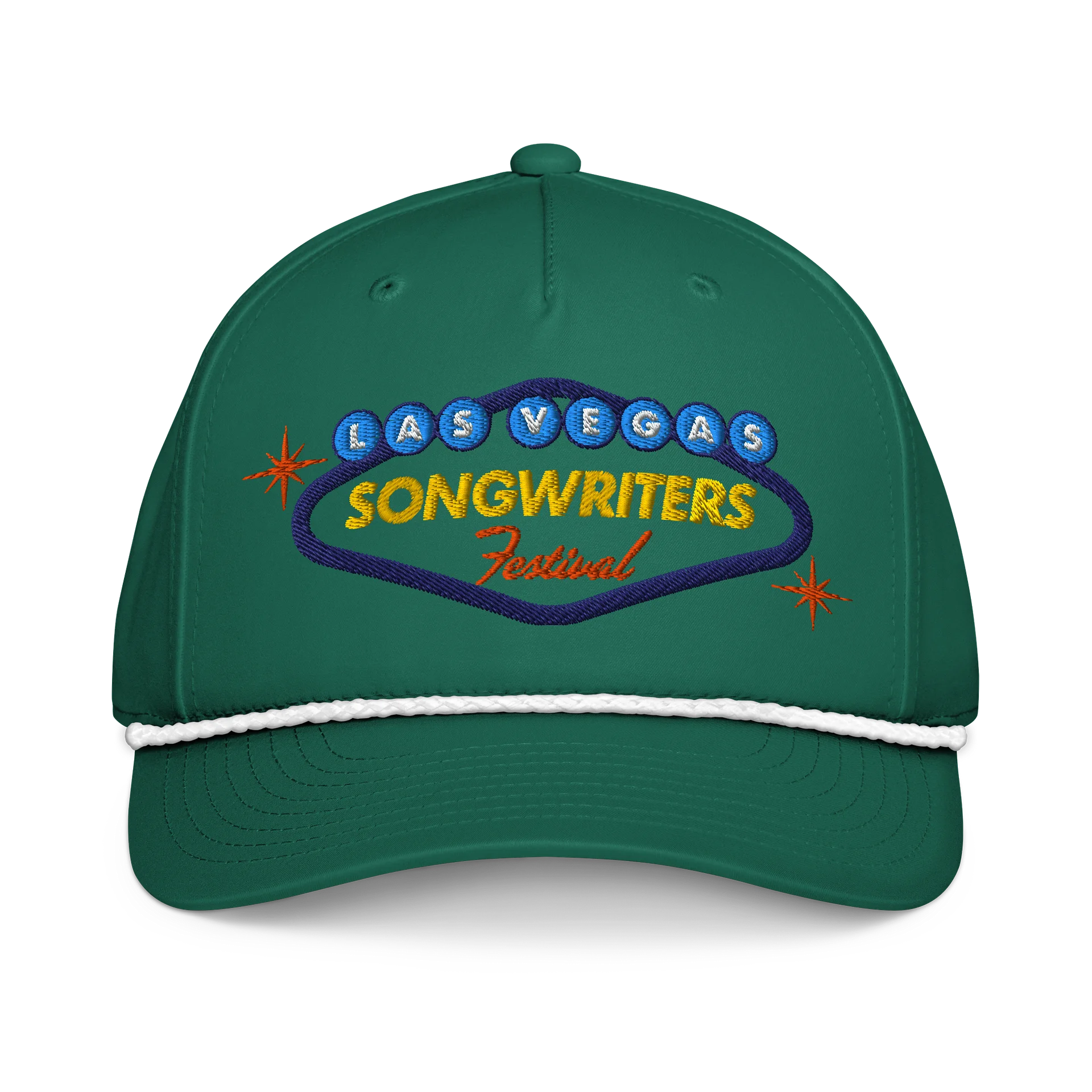 Vintage Las Vegas Songwriters Festival Cap - White or Green product image (1)