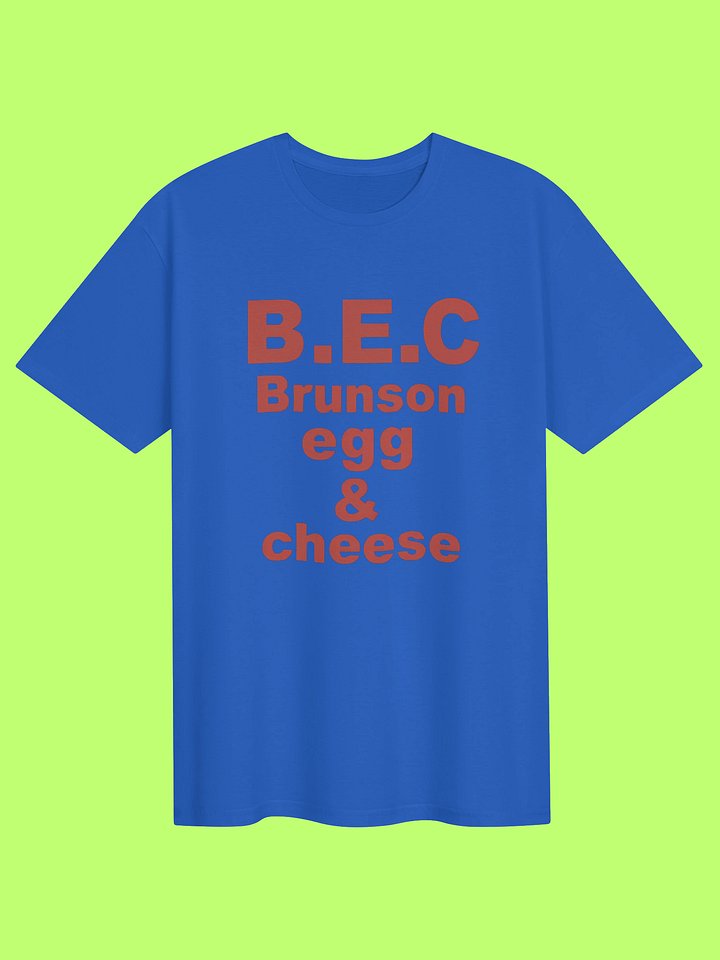 B.E.C Brunson Egg and Cheese Shirt product image (151)