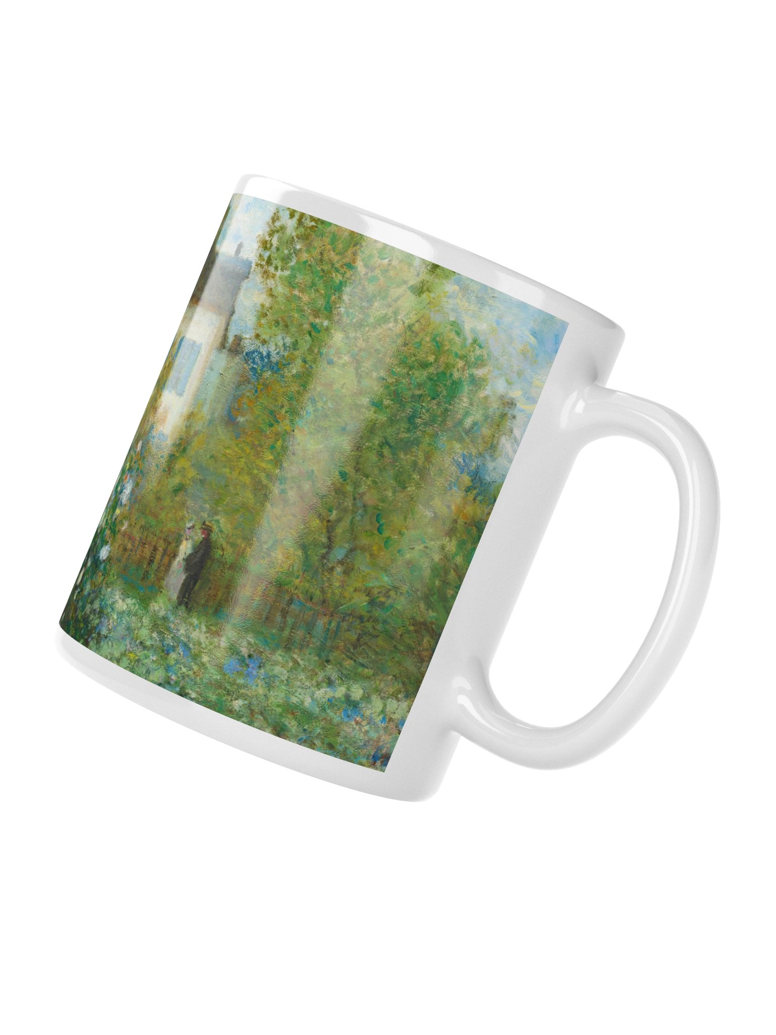 The Artist's Garden in Argenteuil (A Corner of the Garden with Dahlias) [Claude Monet] Mug product image (5)