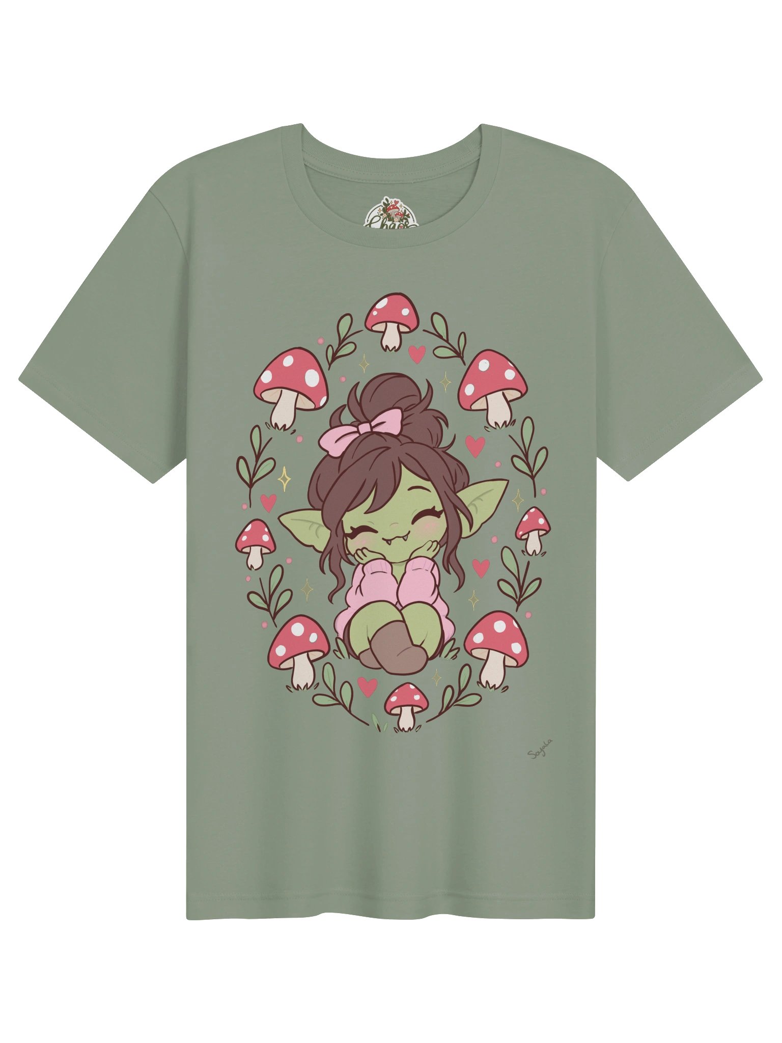 Mushroom Poppy Tee product image (1)