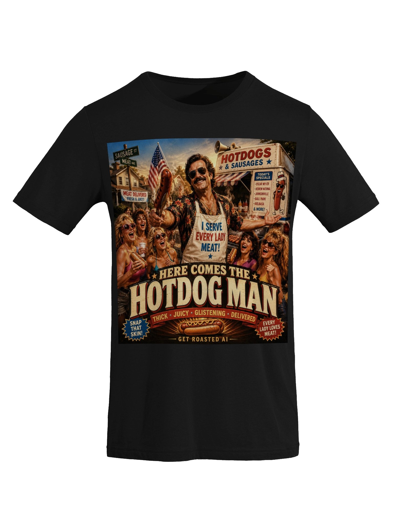 Here Comes The Hotdog Man - Ultra-Soft Triblend T-Shirt product image (17)