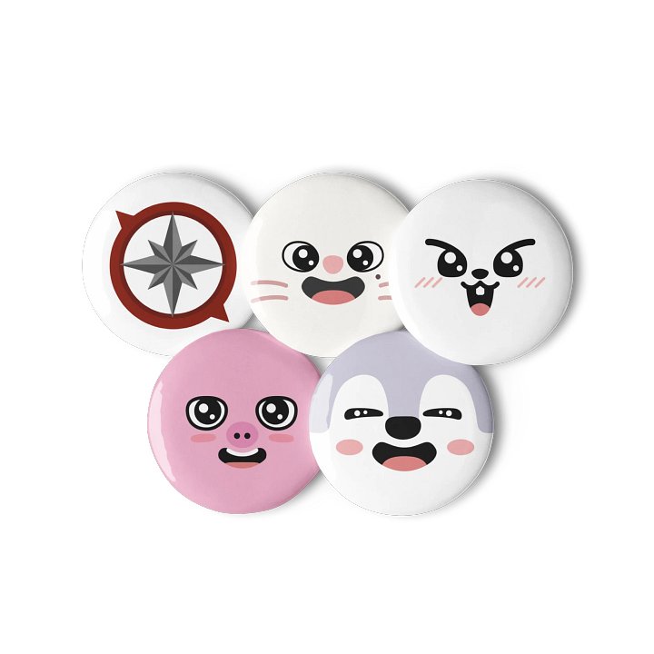 Skzoo Hyung Line Buttons product image (2)