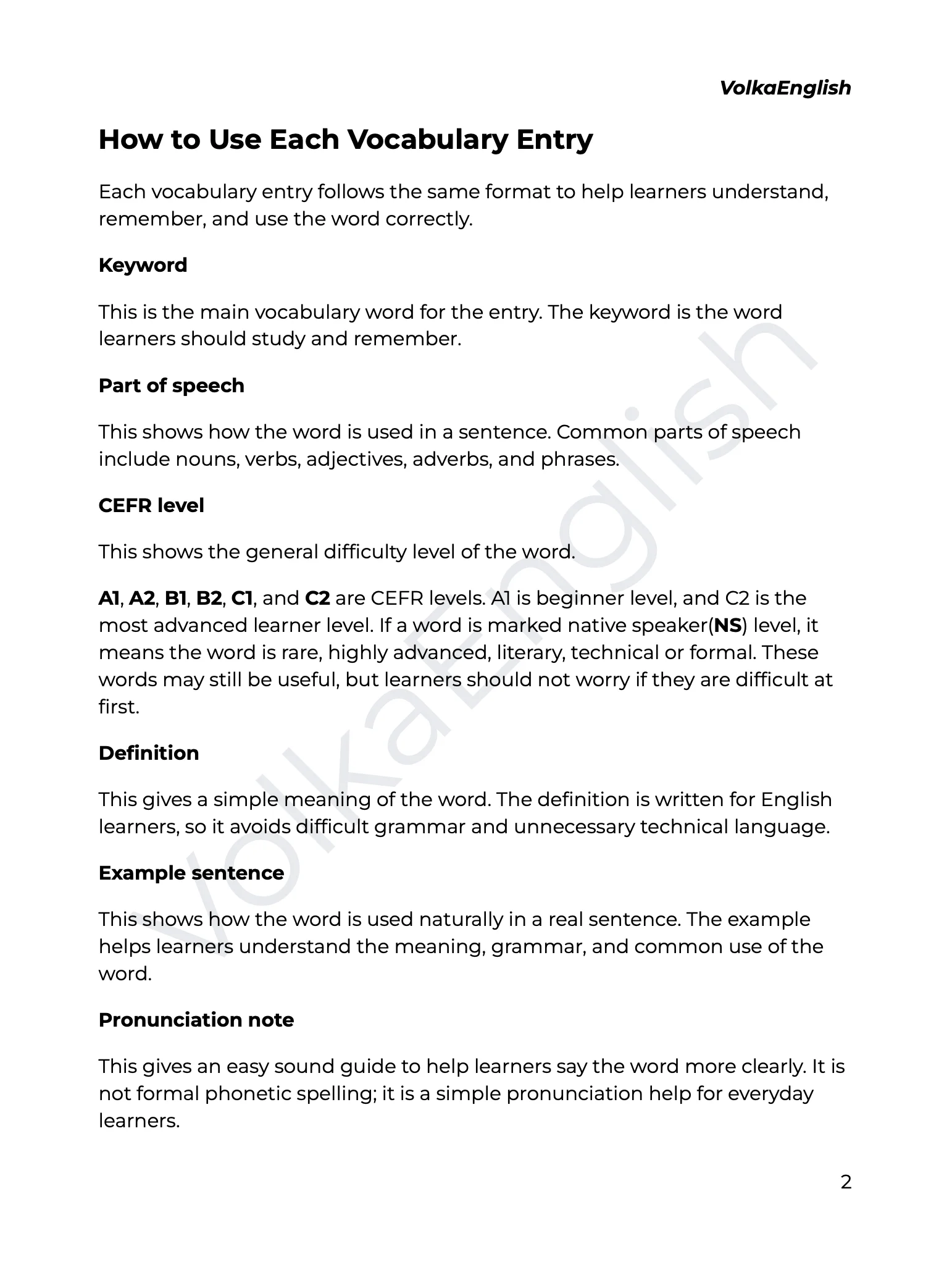 NEW! 2000 Intermediate to Advanced English Vocabulary Textbook (398 pages) product image (3)