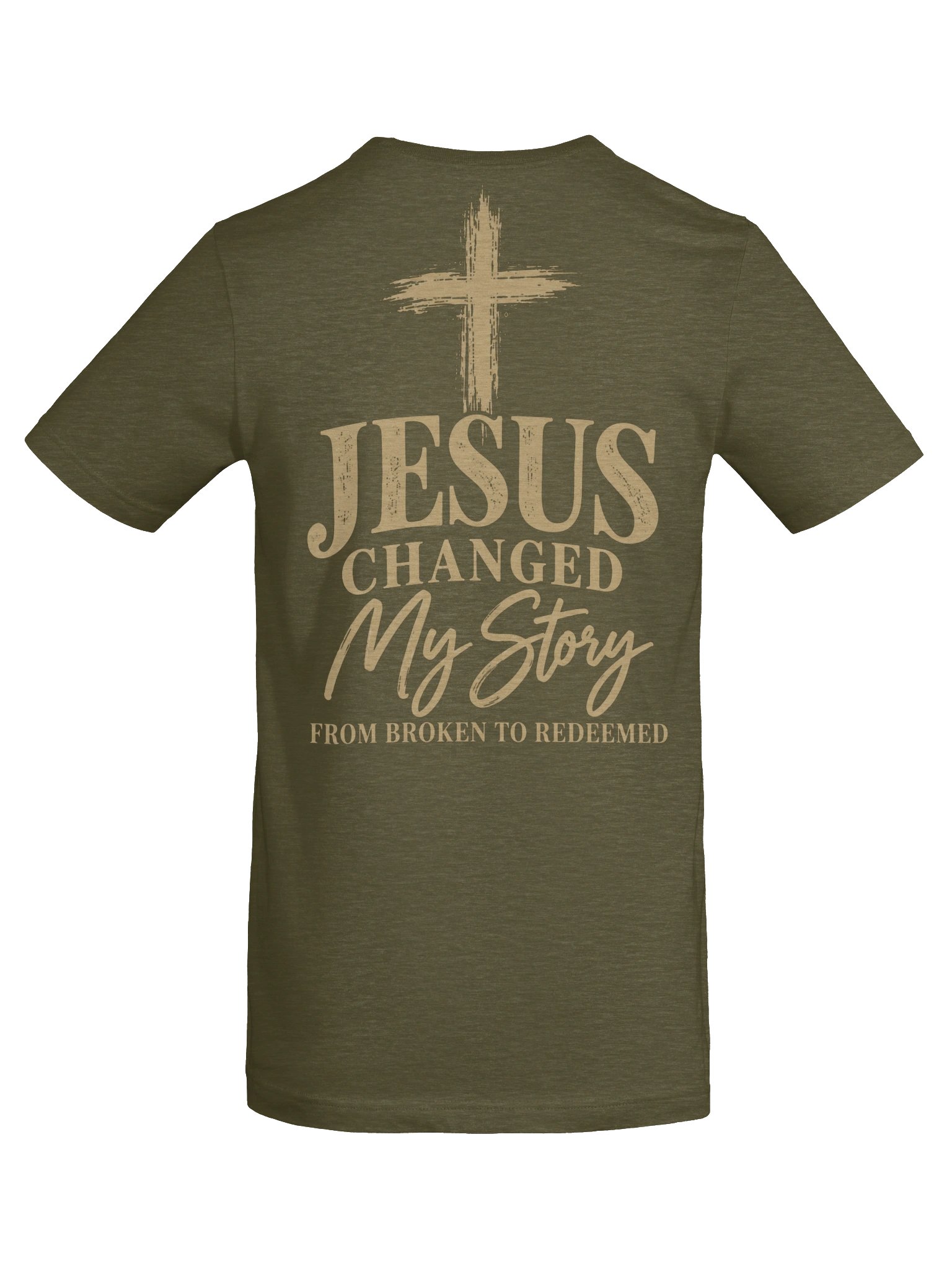 Jesus Changed My Story – Premium Unisex Christian T-Shirt product image (23)