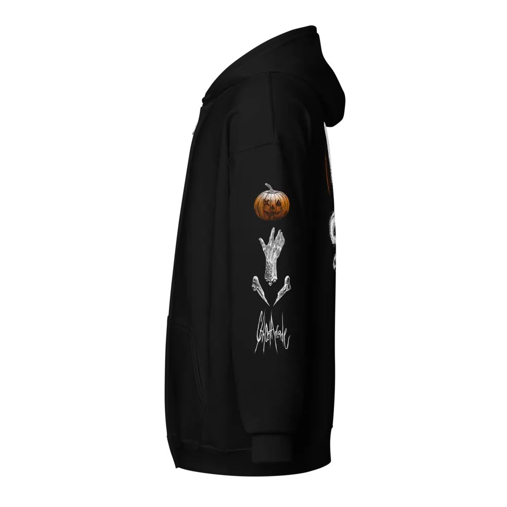 Gh0stArcade Horror Poster Zip Up Hoodie product image (4)