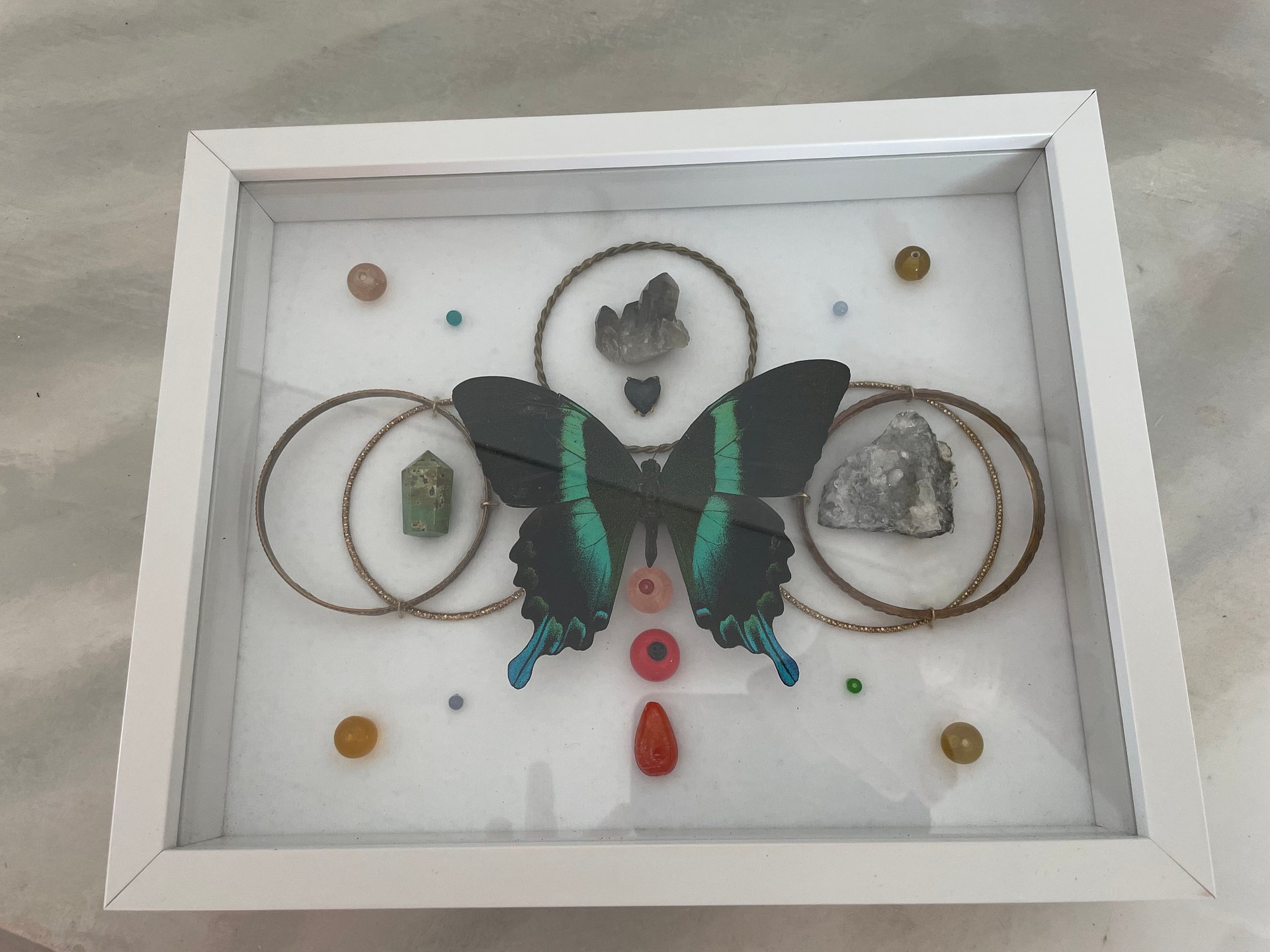Geo Emerald Swallowtail Shadowbox product image (1)