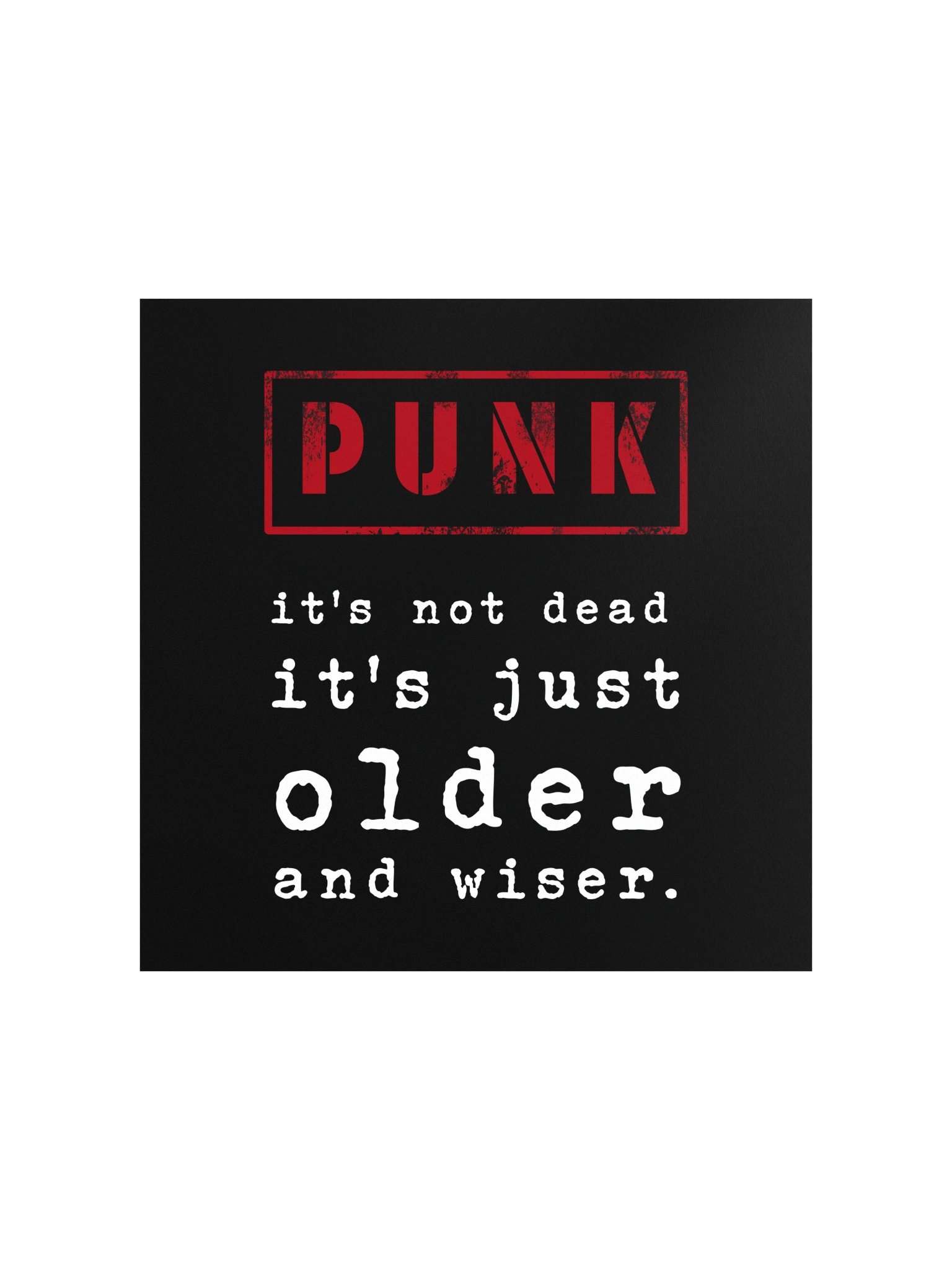 PUNK: Older and Wiser Poster product image (5)