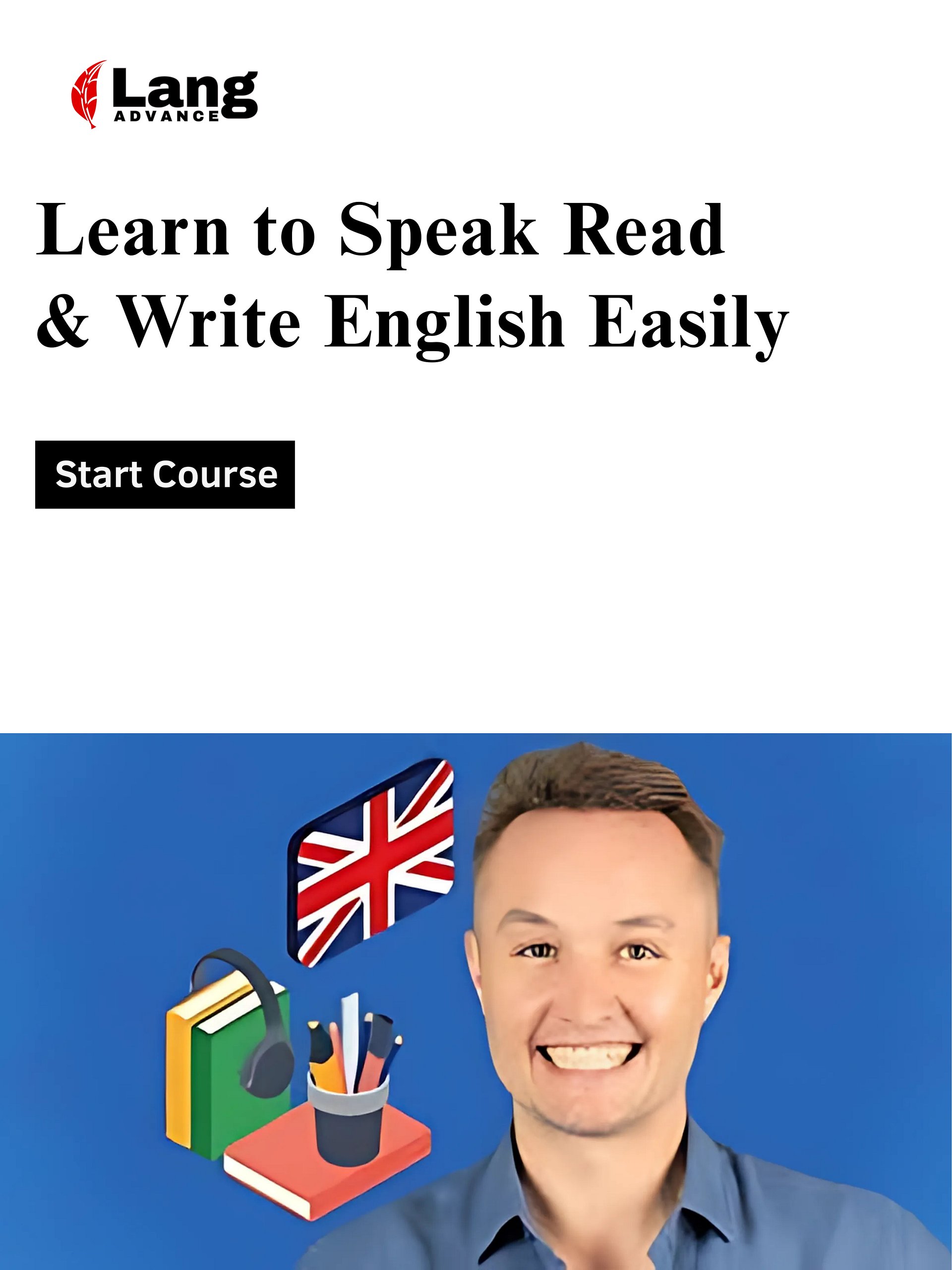 Learn to Speak, Read and Write correct ENGLISH easily and rapidly product image (1)