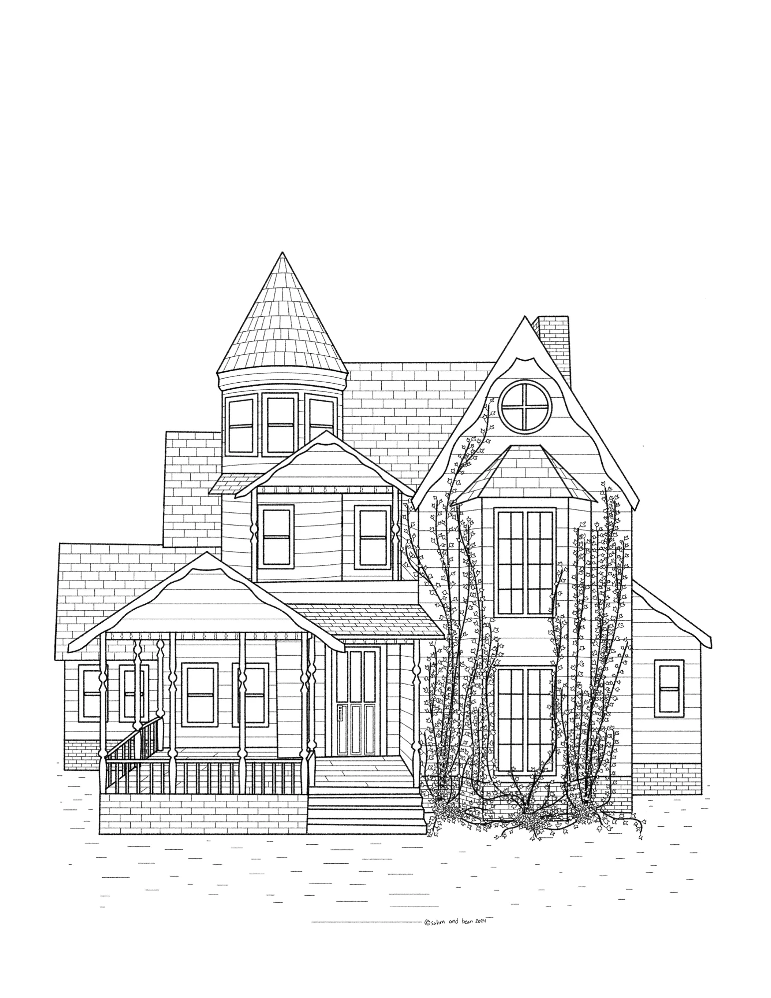 Coloring Like a Nerd - Free Coloring Sheet PDF for the Architecturally Inclined product image (2)
