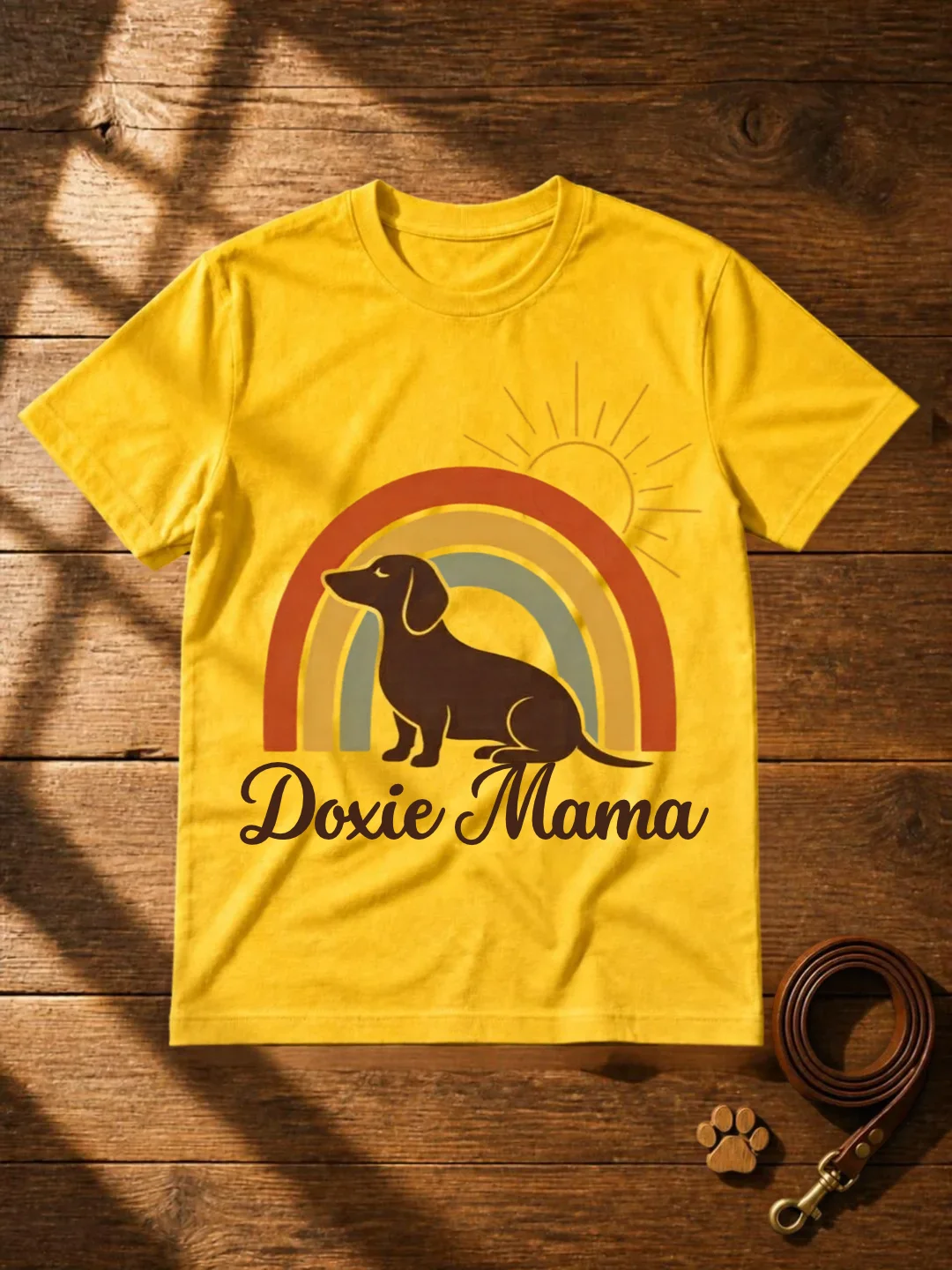 Boho Sun & Dachshund | Doxie Mama shirt product image (1)