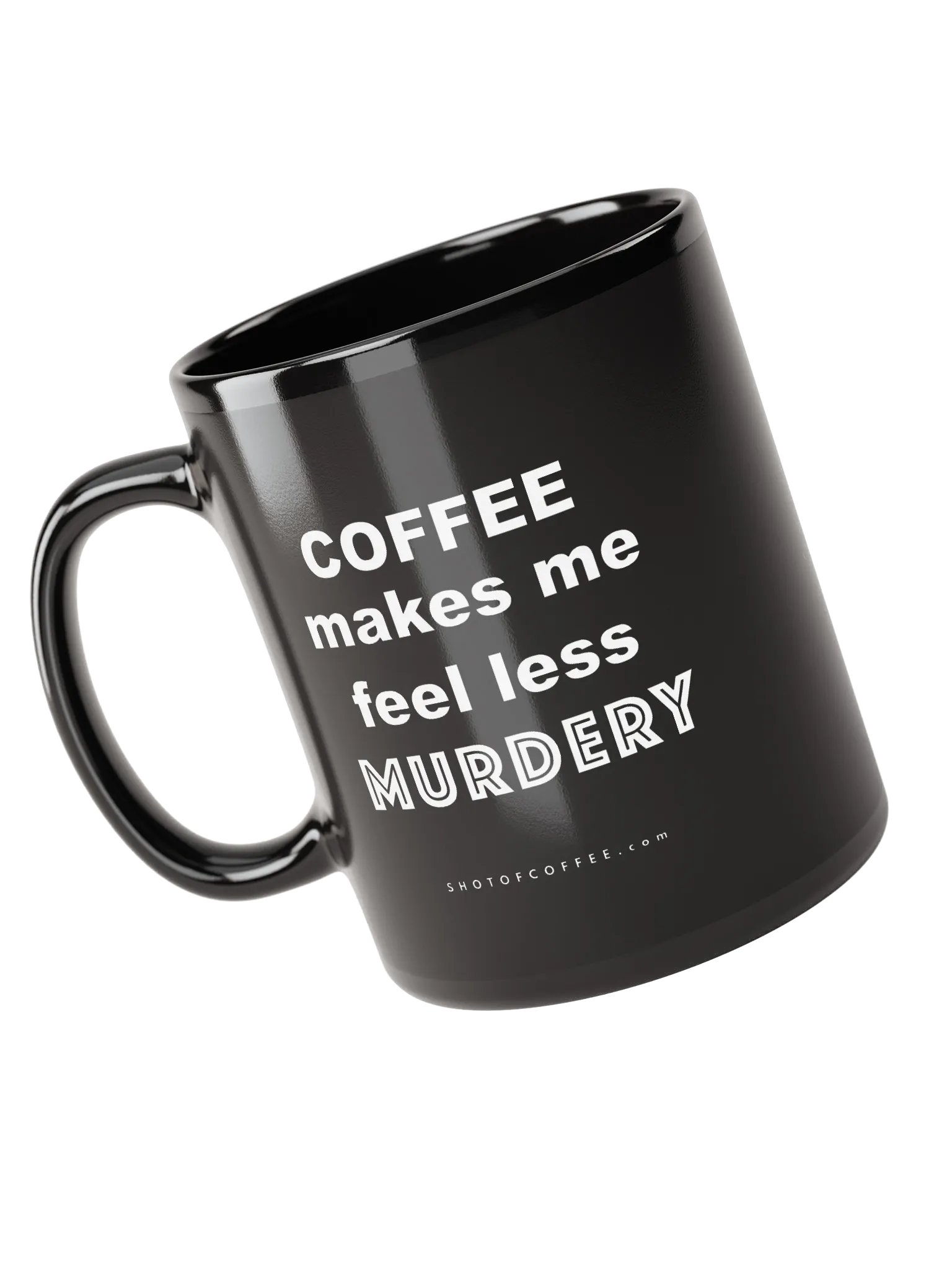 COFFEE MURDERY - Black Glossy Mug product image (1)