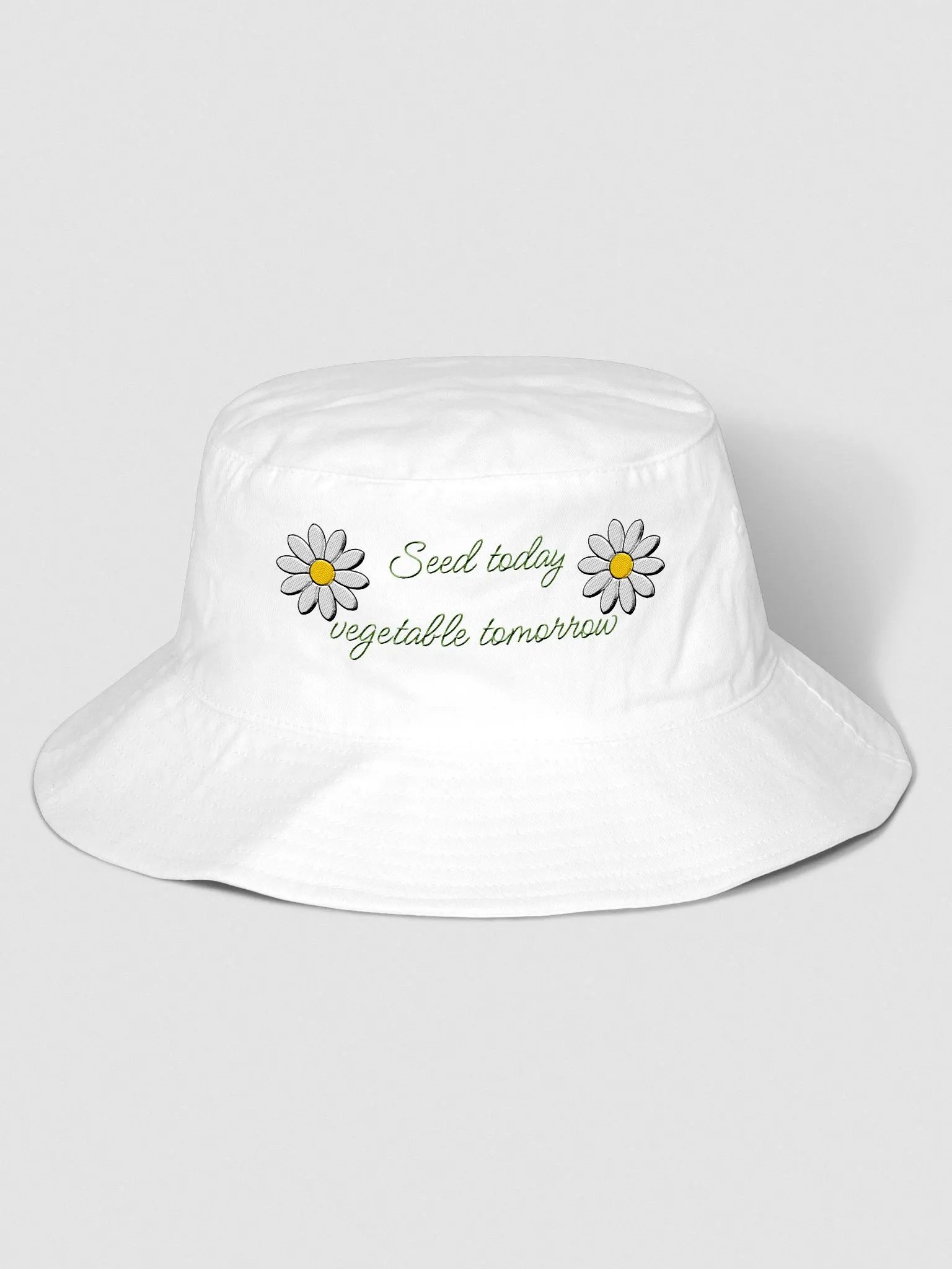 Seed today, vegetable tomorrow daisy hat product image (1)