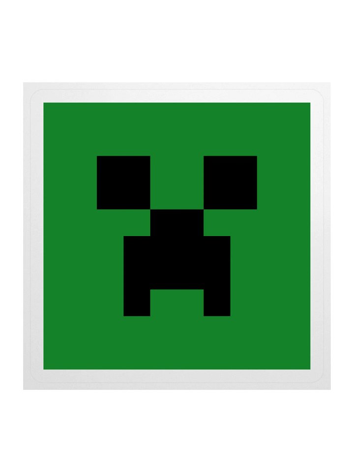 Creeper Face Sticker - Minecraft Stickers product image (1)