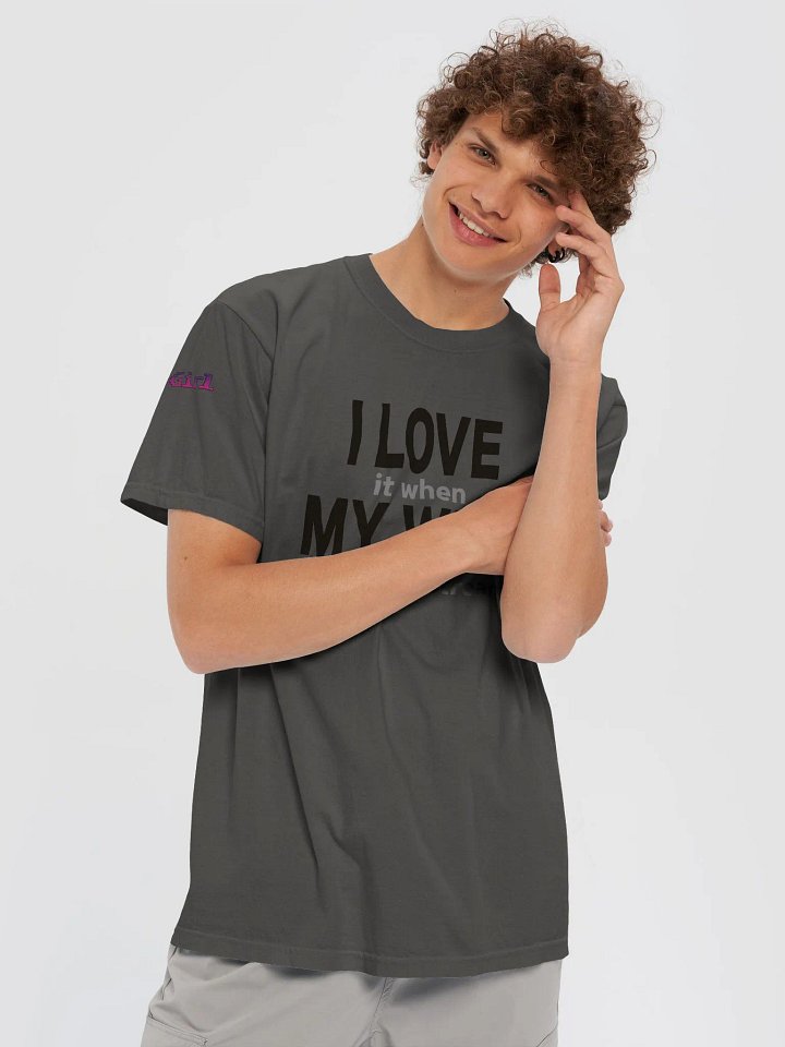 I Love My Wife Unisex Garment Dyed Cotton T-Shirt product image (2)