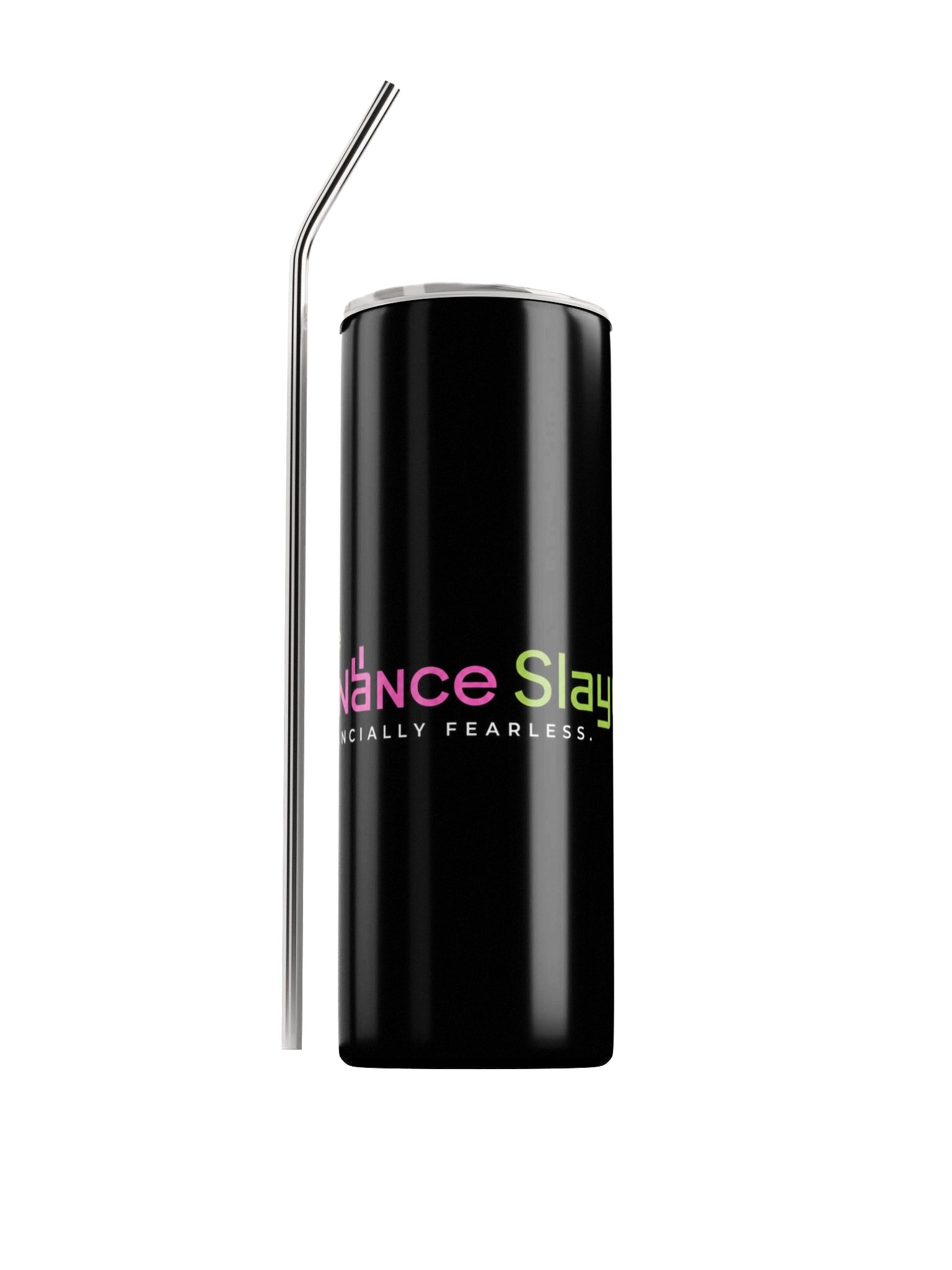 The Finance Slayer™ Stainless Steel Insulated Tumbler | Financially Fearless Drinkware product image (1)