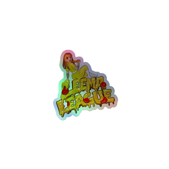 Holographic April Pizza sticker product image (1)