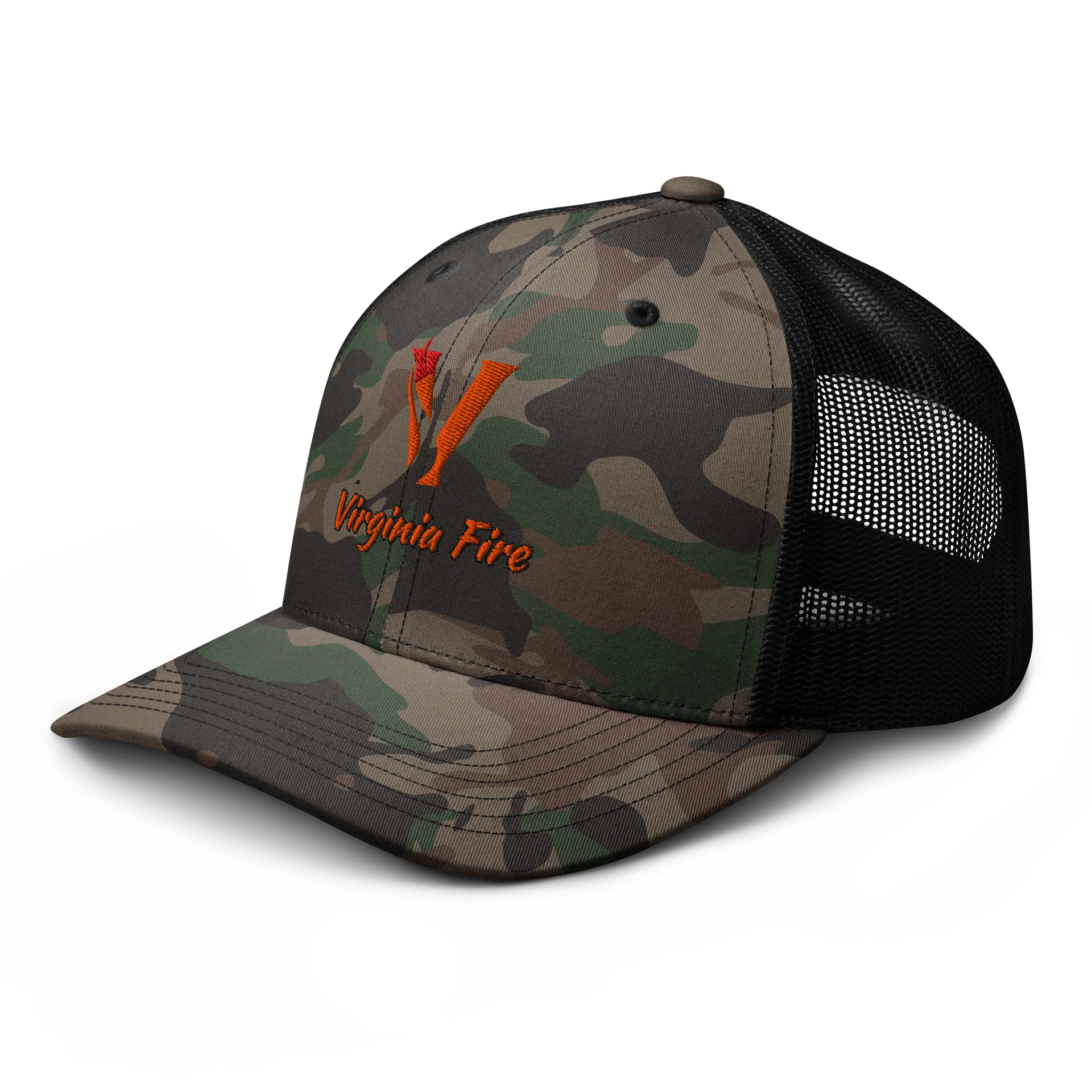 Virginia Fire Camo Hat product image (6)