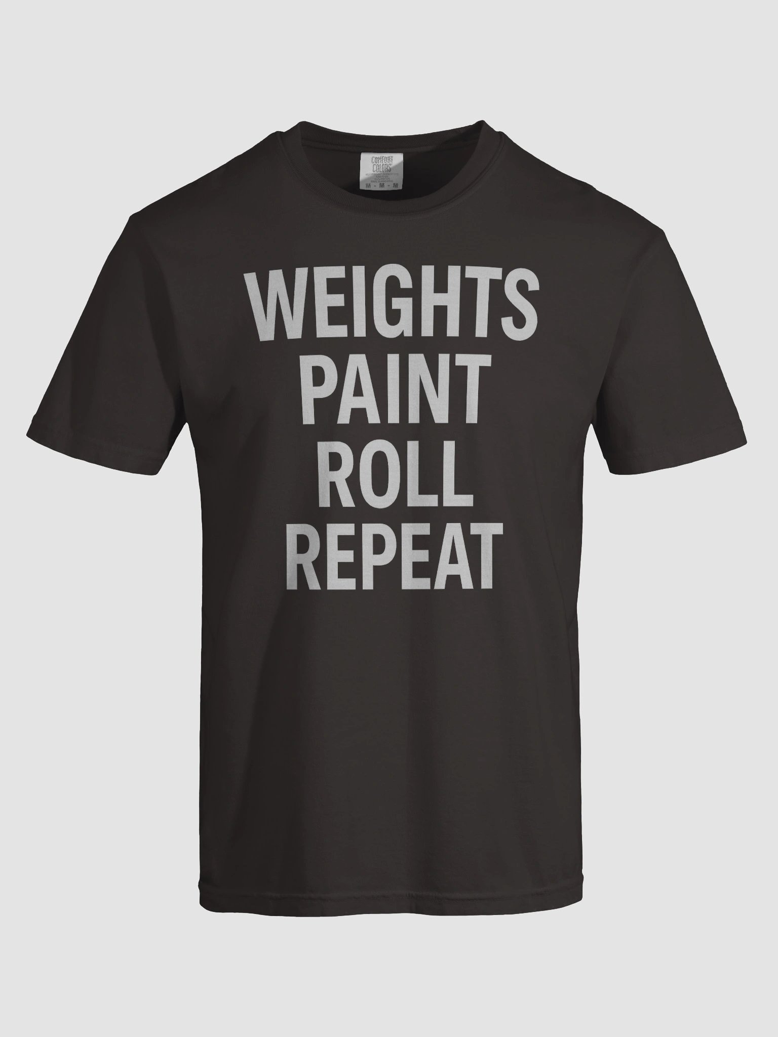Weights, Paint, Roll Repeat Tee product image (14)
