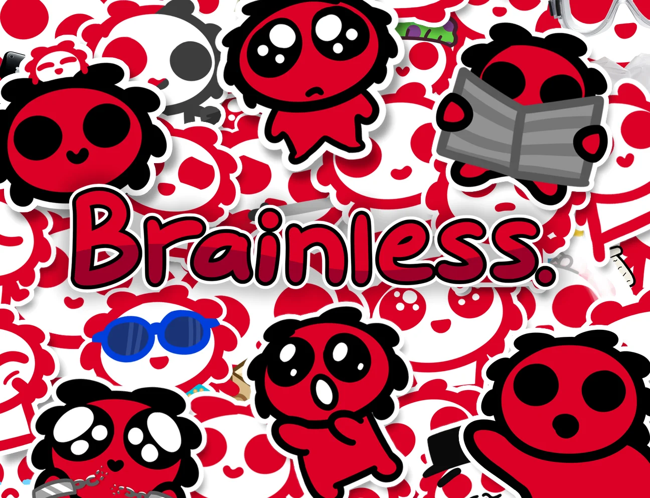 Brainless. Stickerbomb Mouse Pad product image (2)