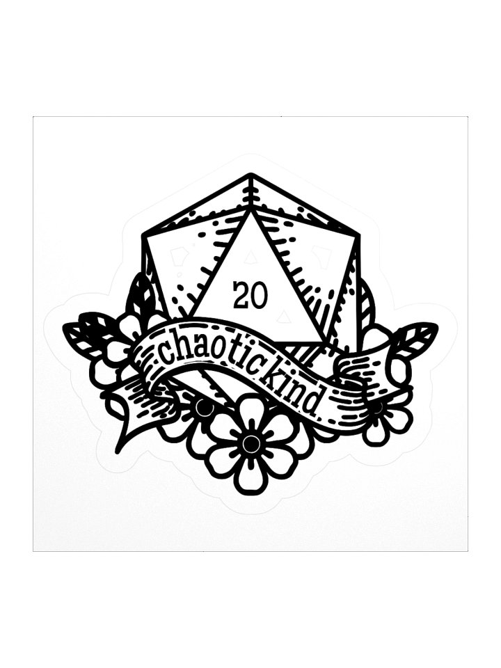 Chaotic Kind Kiss Cut Sticker product image (1)