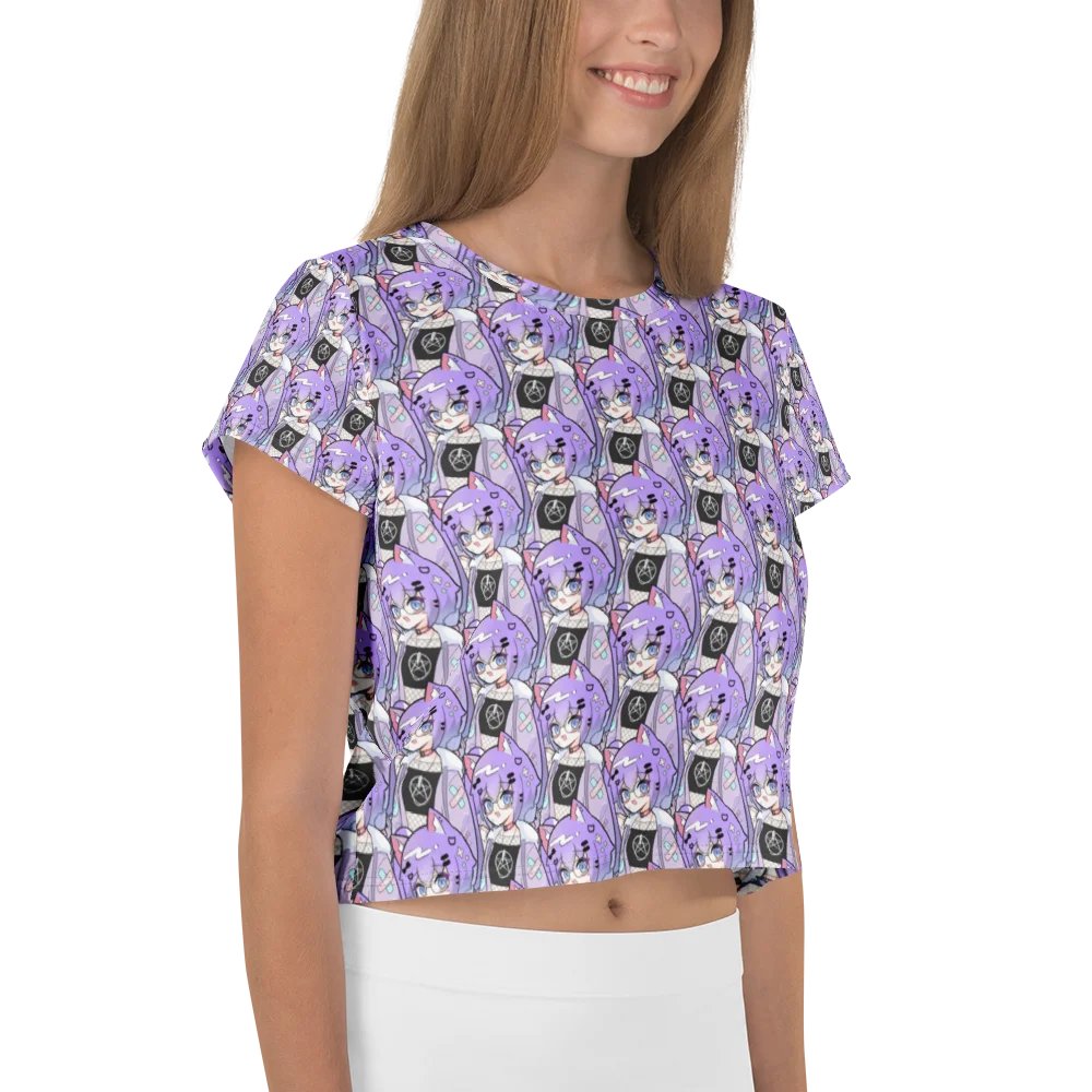 ZaynaKitty Pattern Crop Top product image (4)