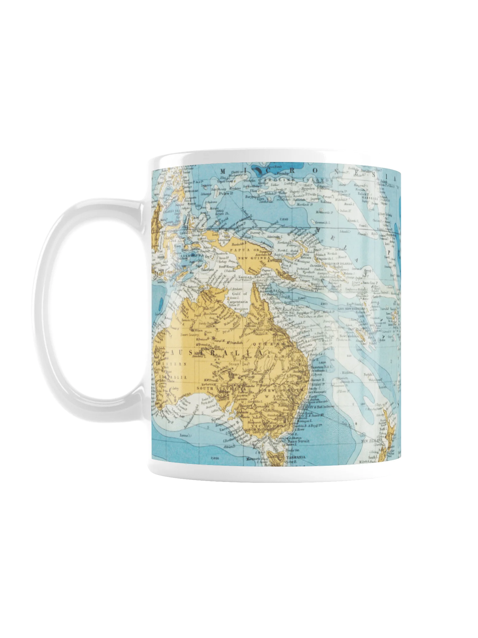 Vintage South Pacific Map Mug product image (1)