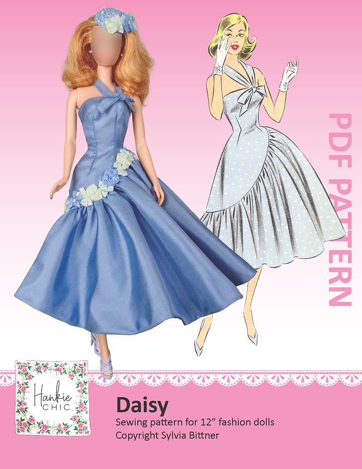 Daisy sewing pattern for 12" fashion dolls product image (1)