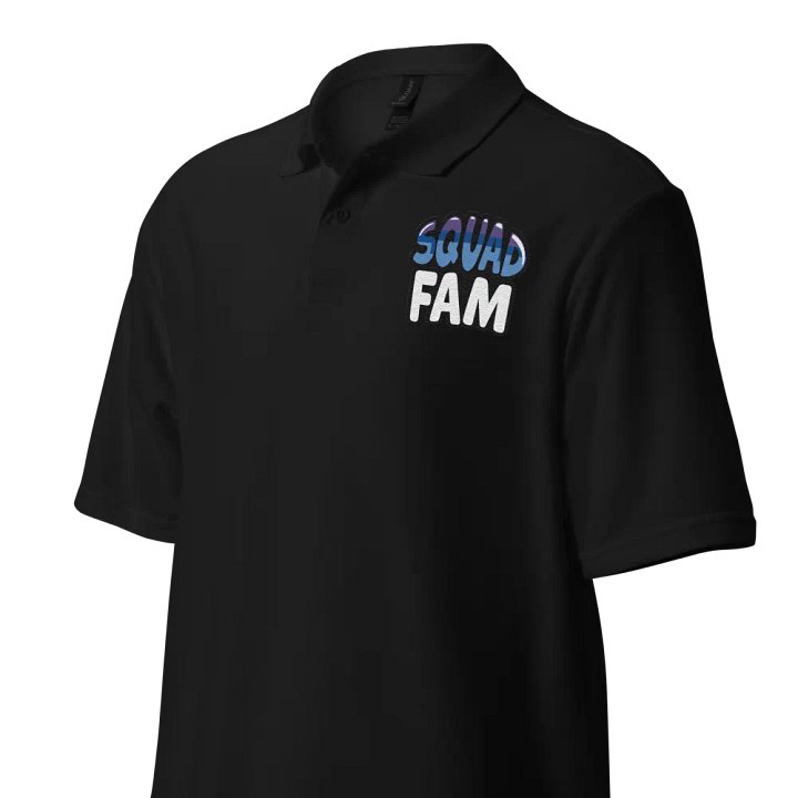 SQUAD FAM UNISEX POLO SHIRT product image (2)